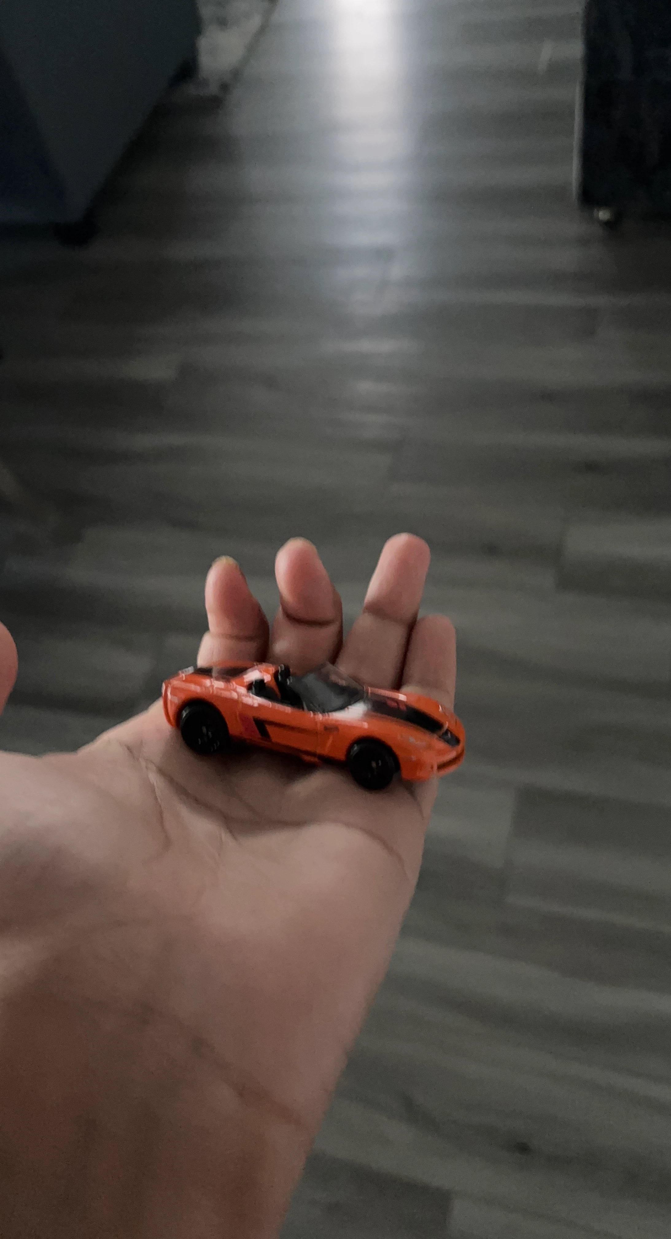 Orange Toy Car