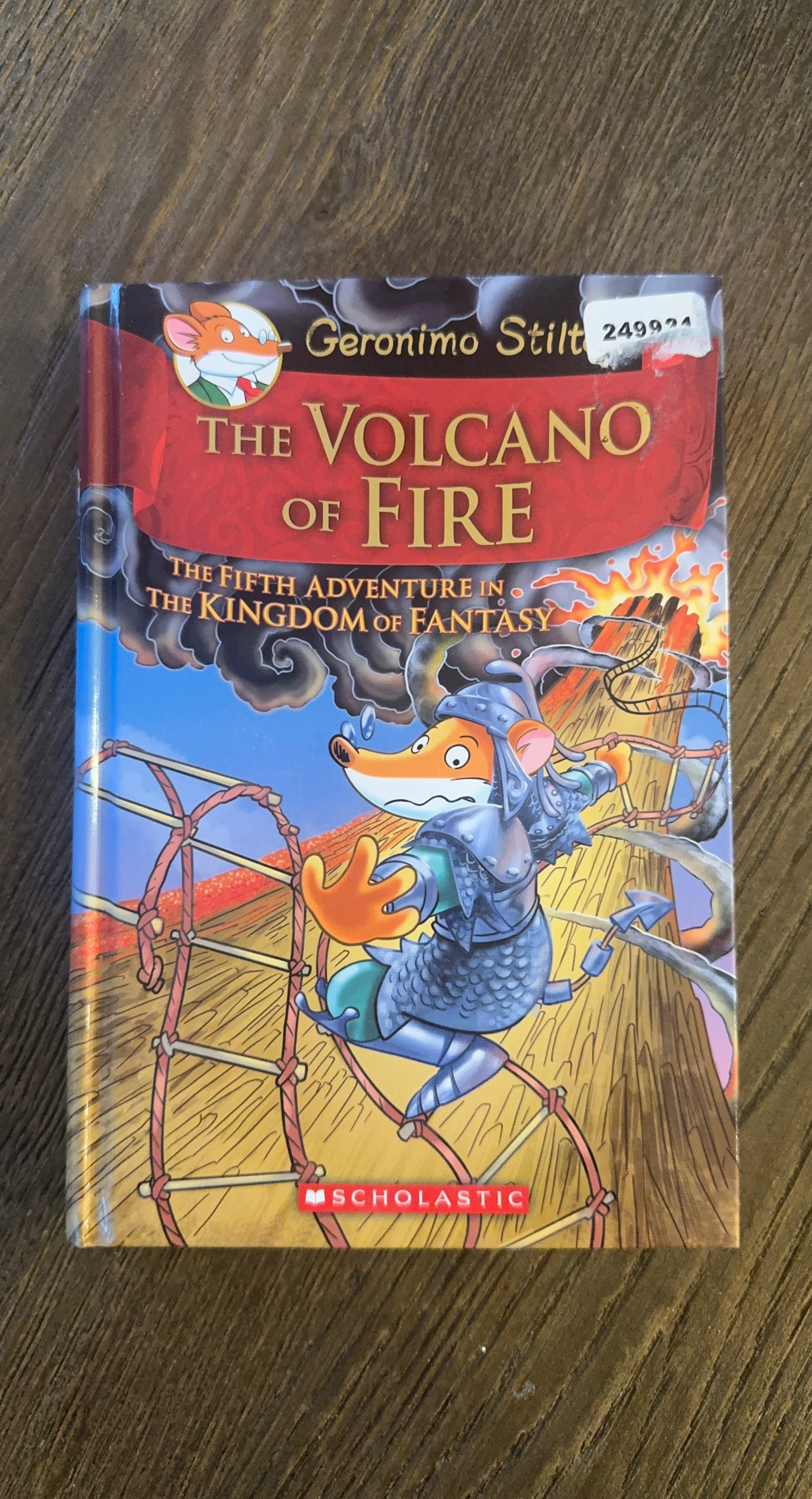 Geronimo Stilton The Volcano of Fire Book