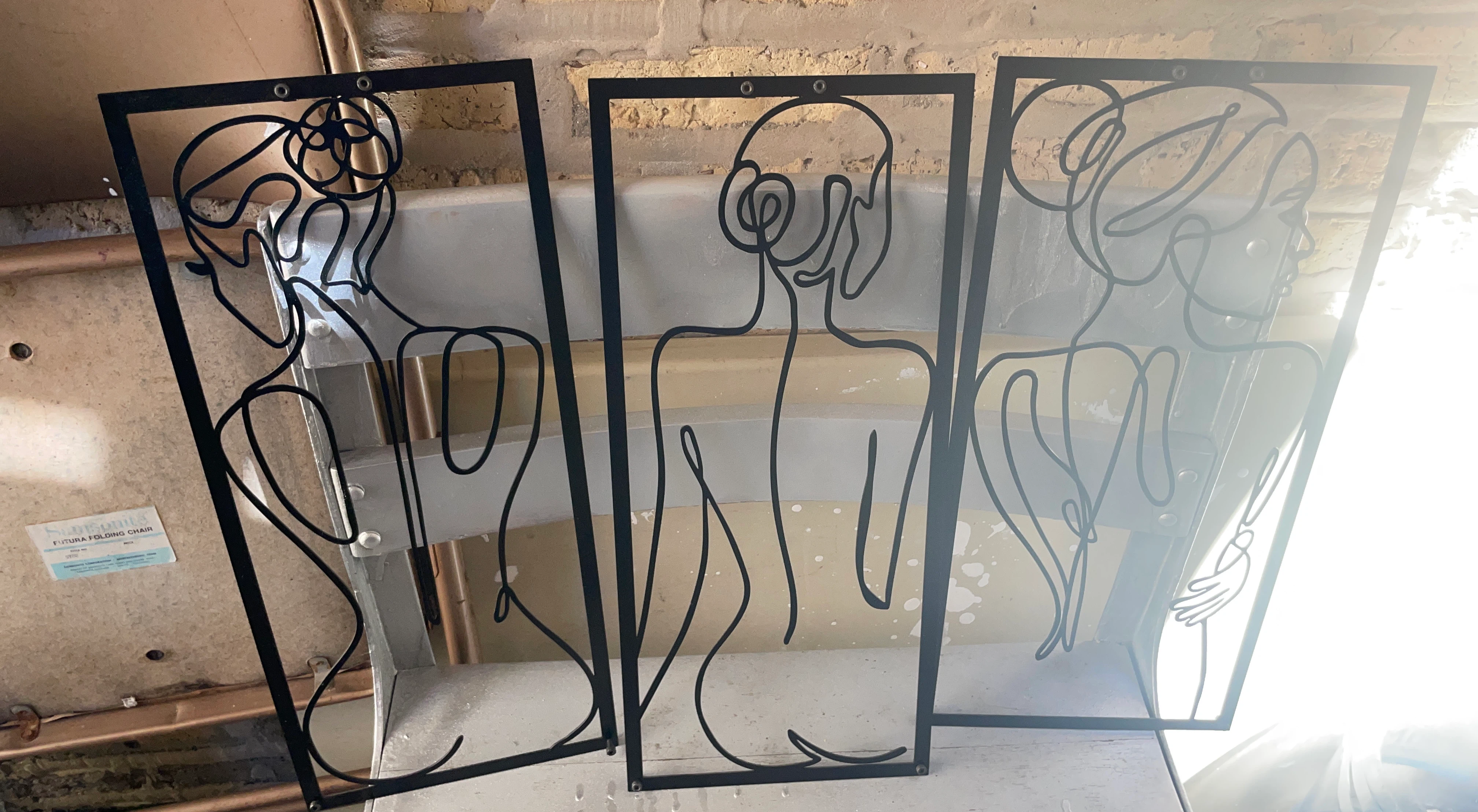 Metal Wall Art - Abstract Figures Set