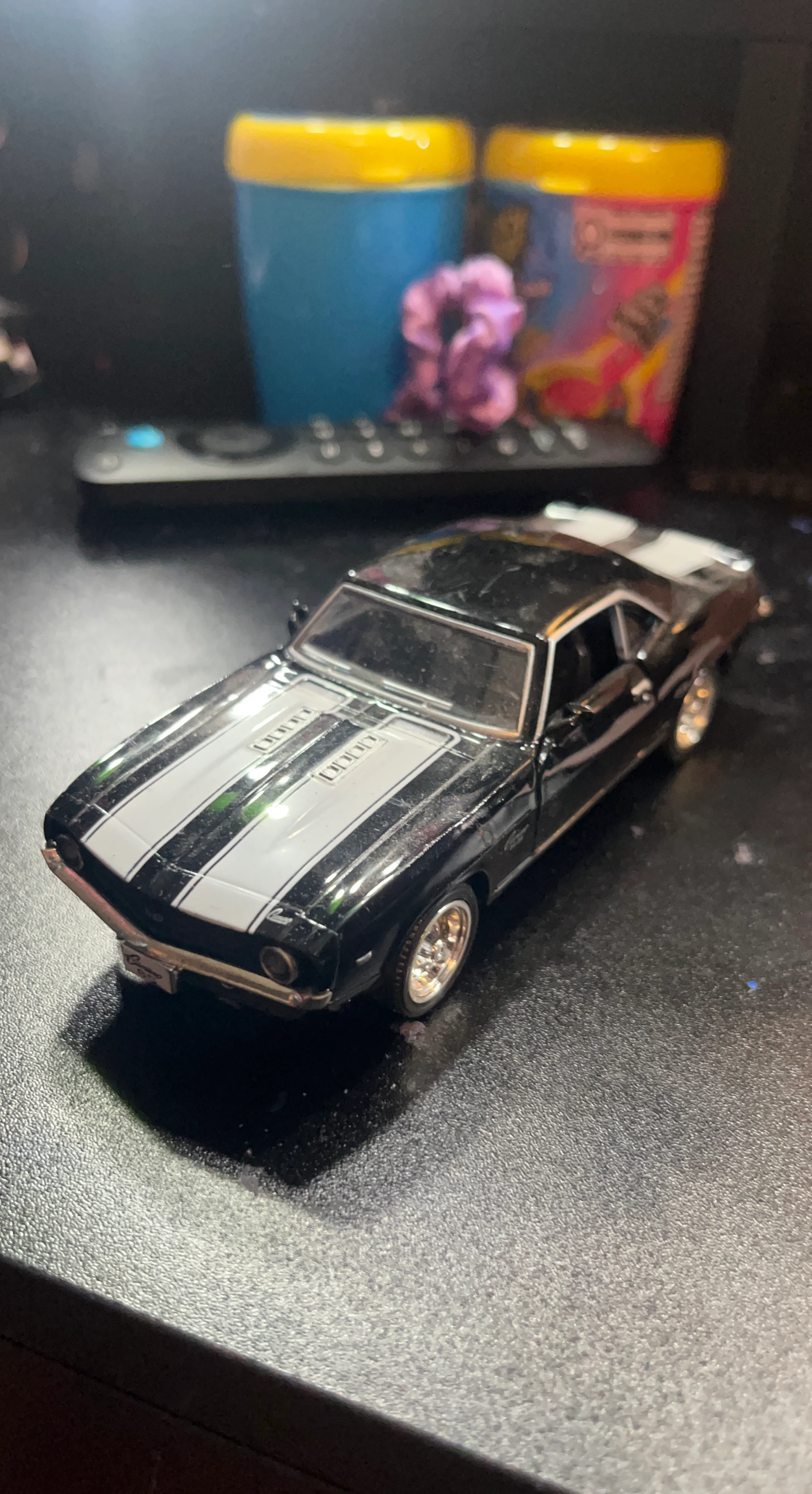 Black 1969 Camaro SS Diecast Model Car