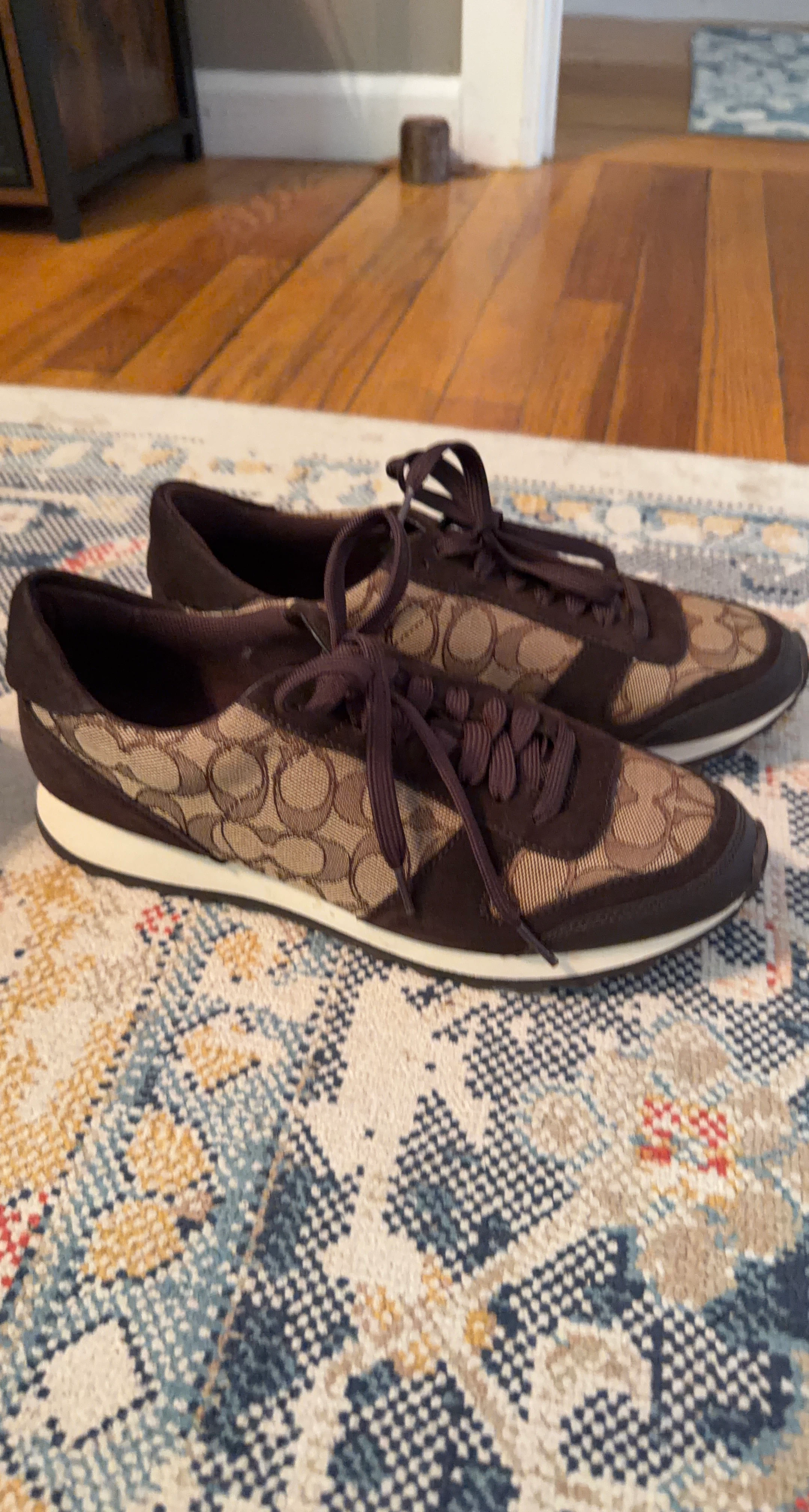 Coach Signature Canvas Sneakers