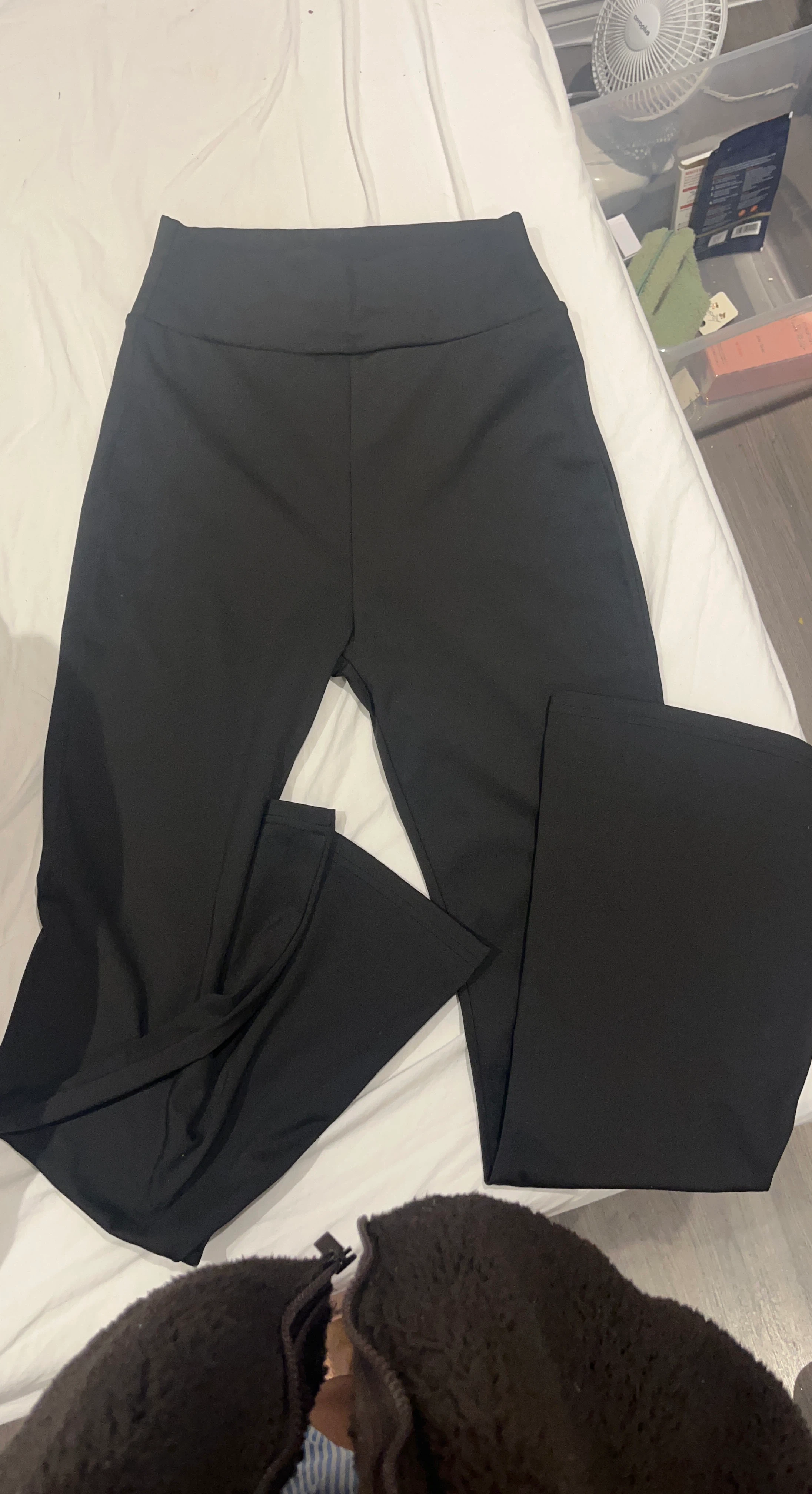 Black Flared Leggings