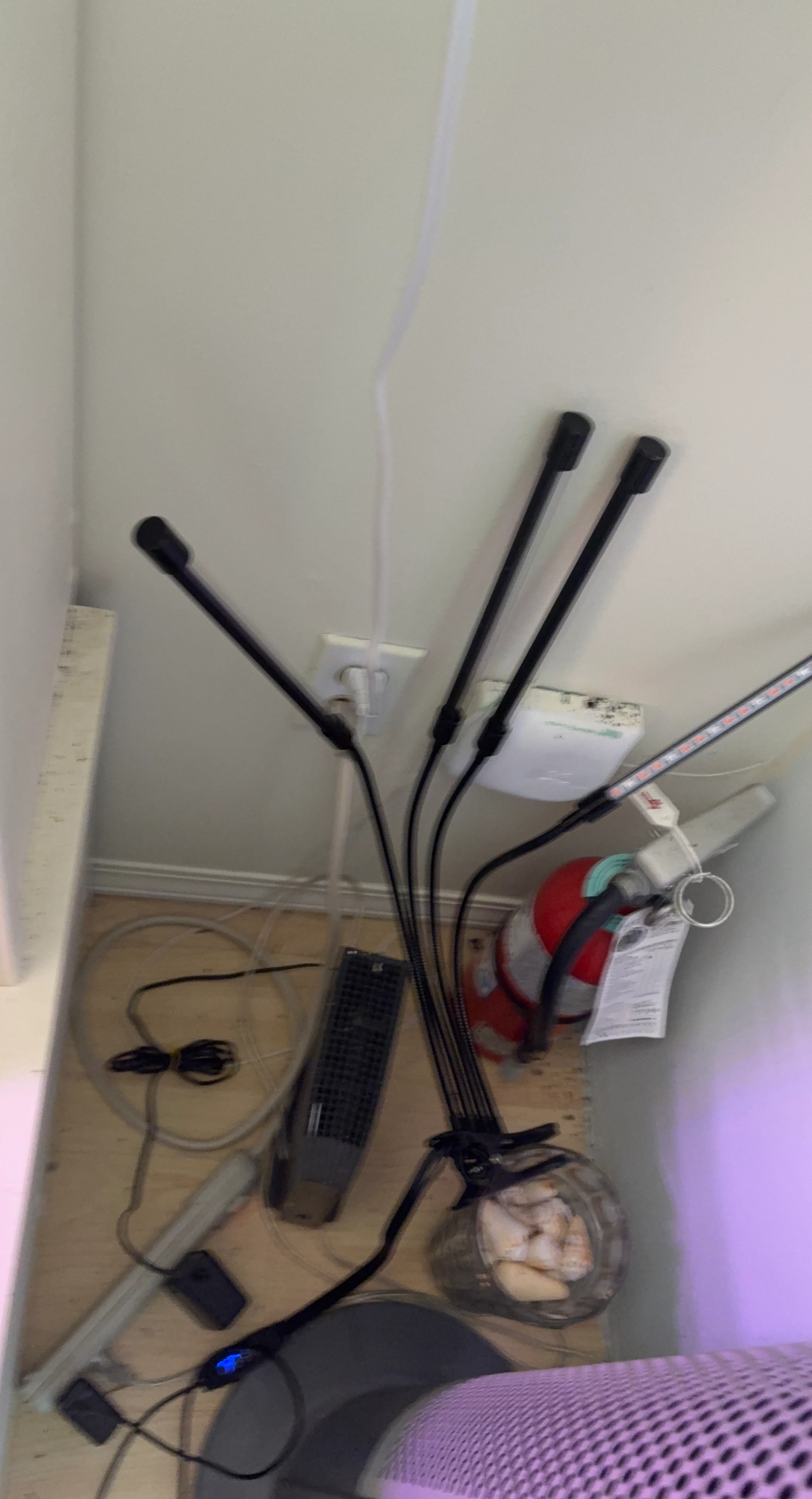 LED Grow Light with 4 Flexible Stems