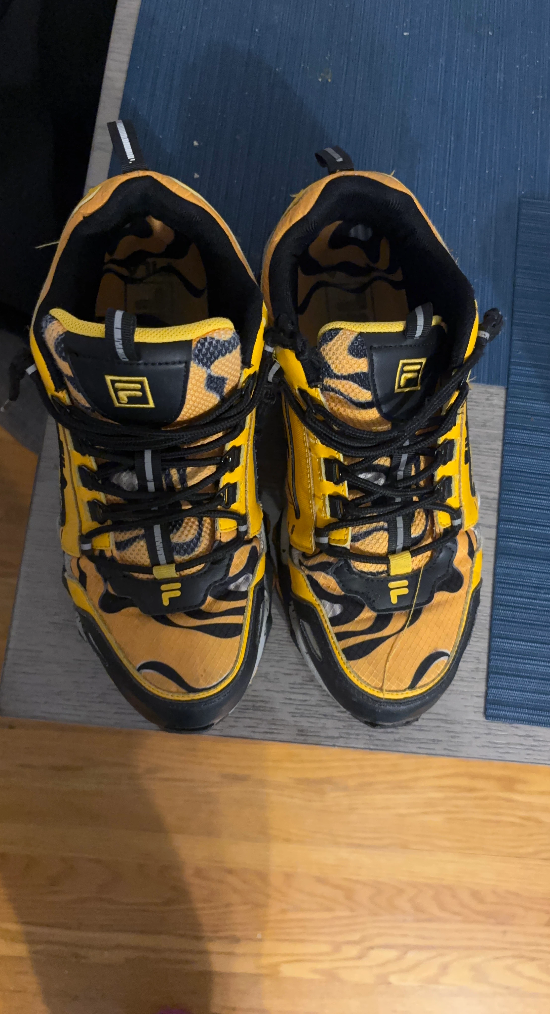 Fila Trail Running Shoes - Yellow/Black