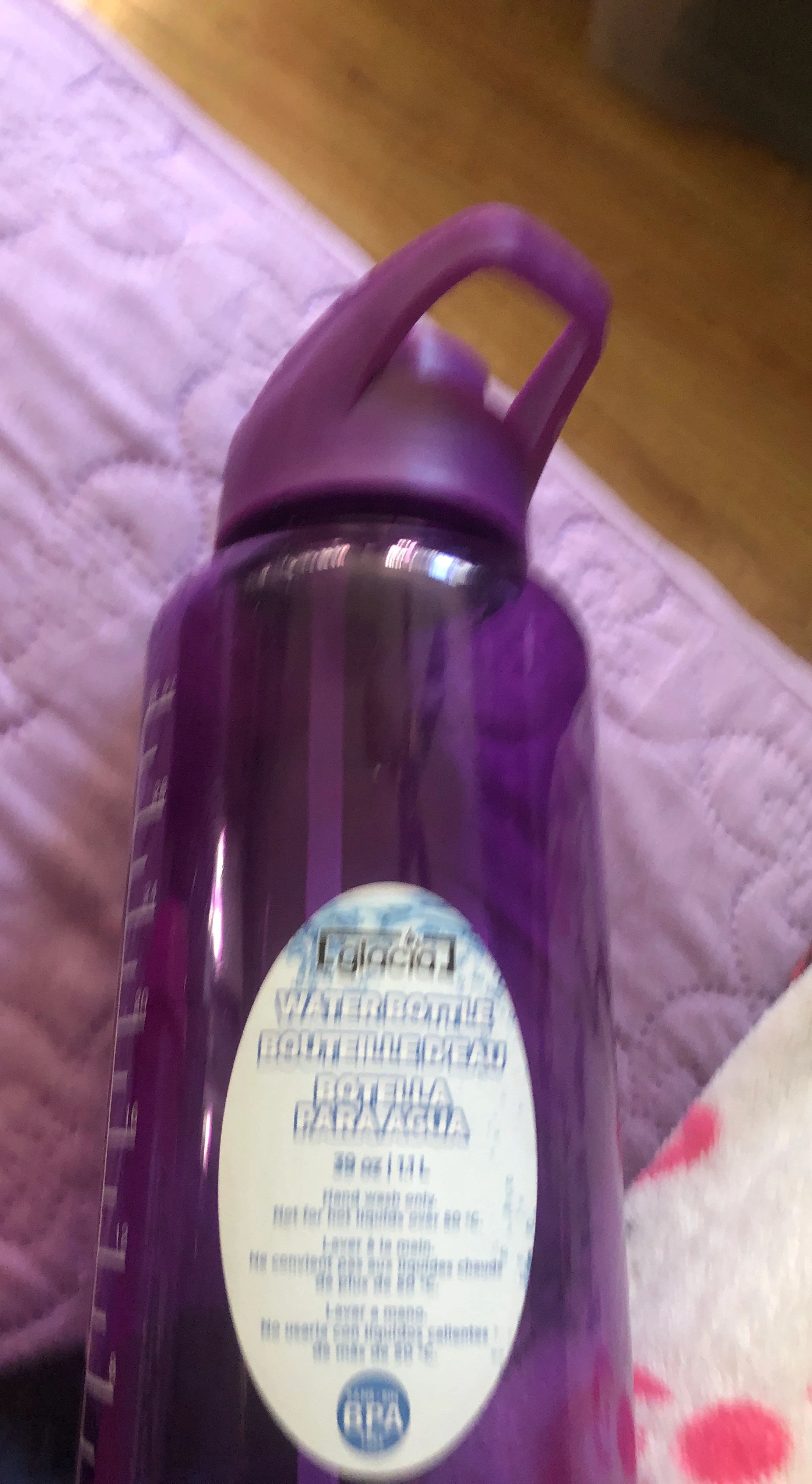 Igloo Water Bottle 32 oz Purple