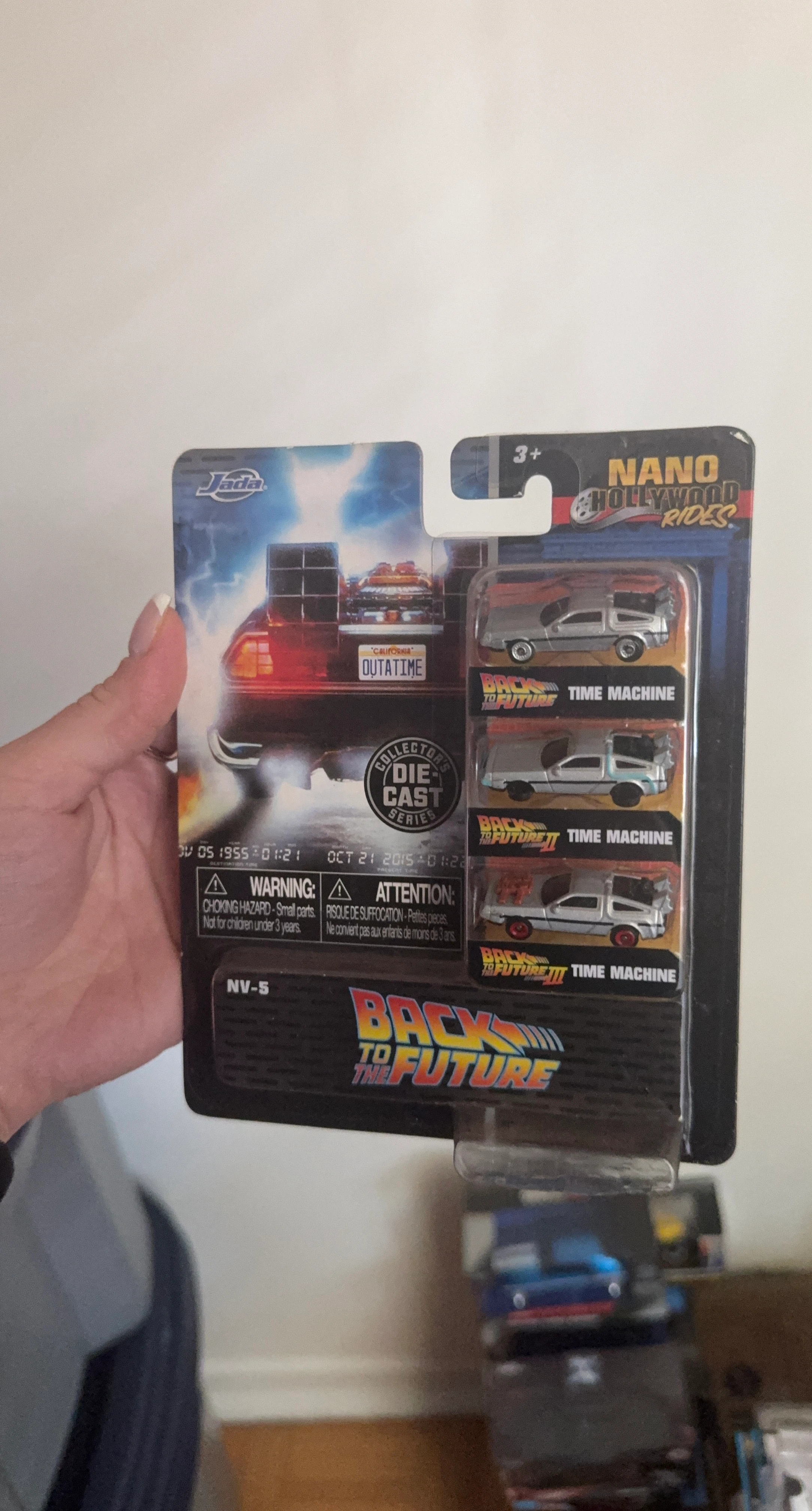 Jada Back to the Future Nano Hollywood Rides Die-Cast Cars