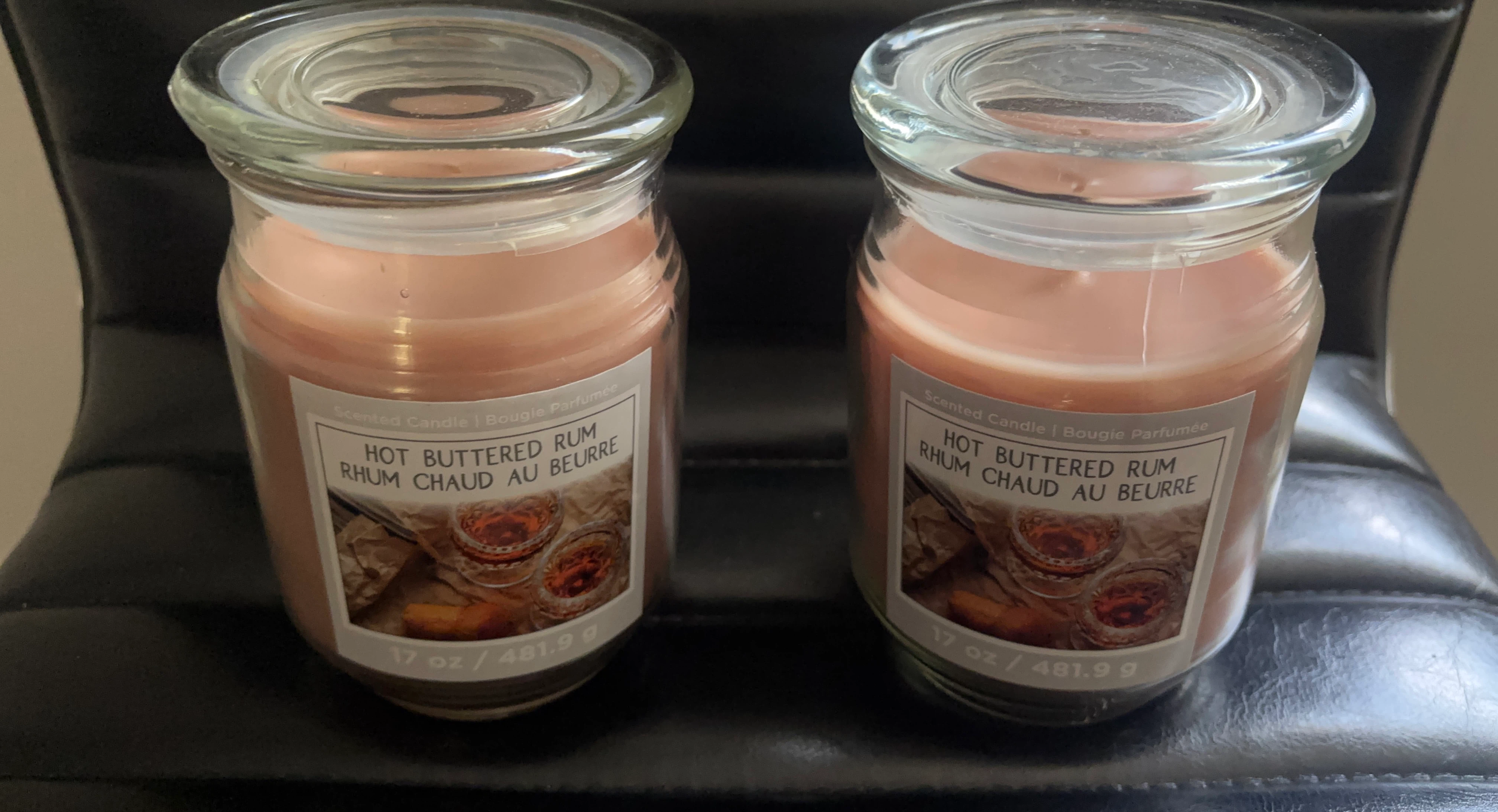 New Ashland Hot Buttered Rum Scented Jar Candles (2-Pack)
