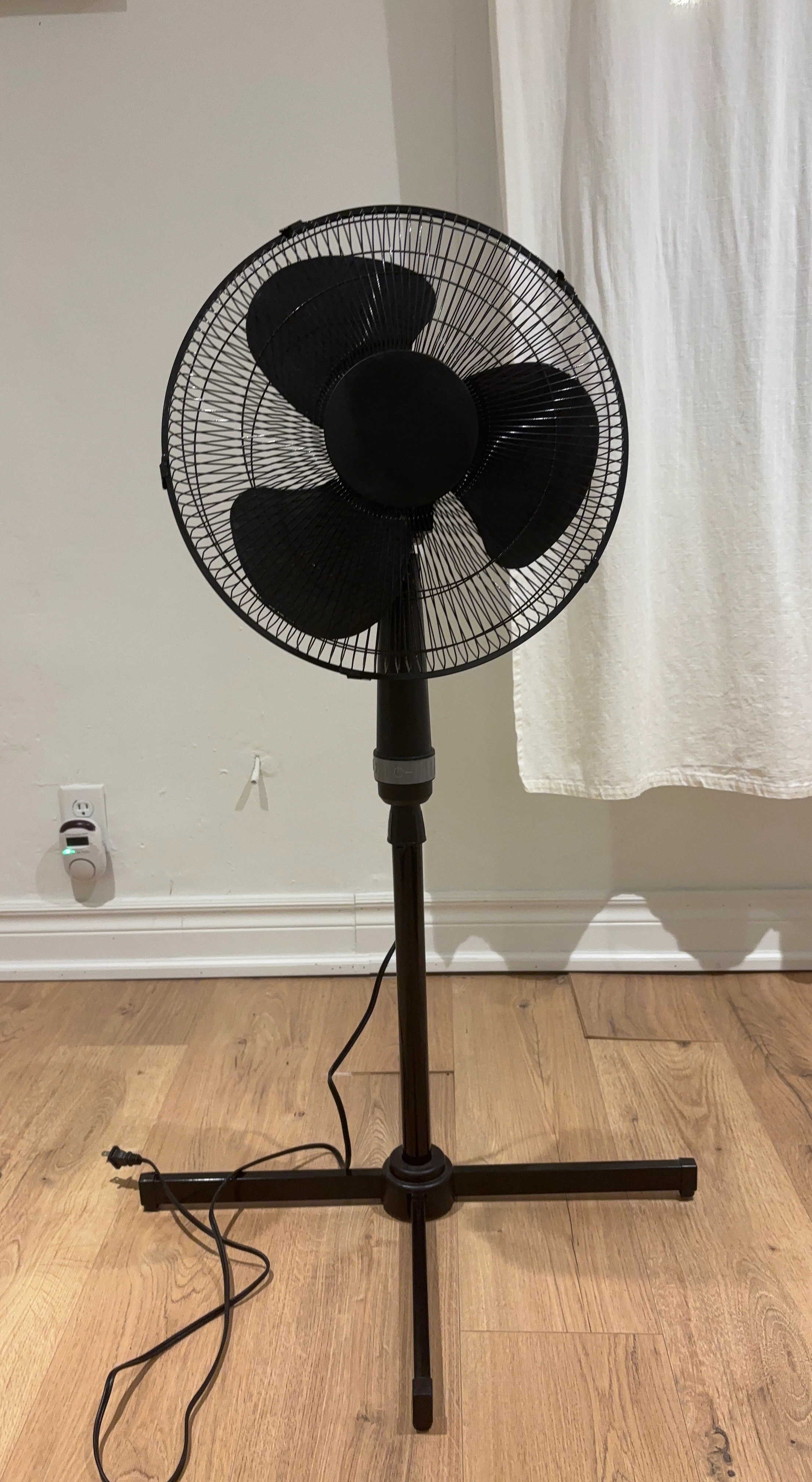 Black Standing Fan