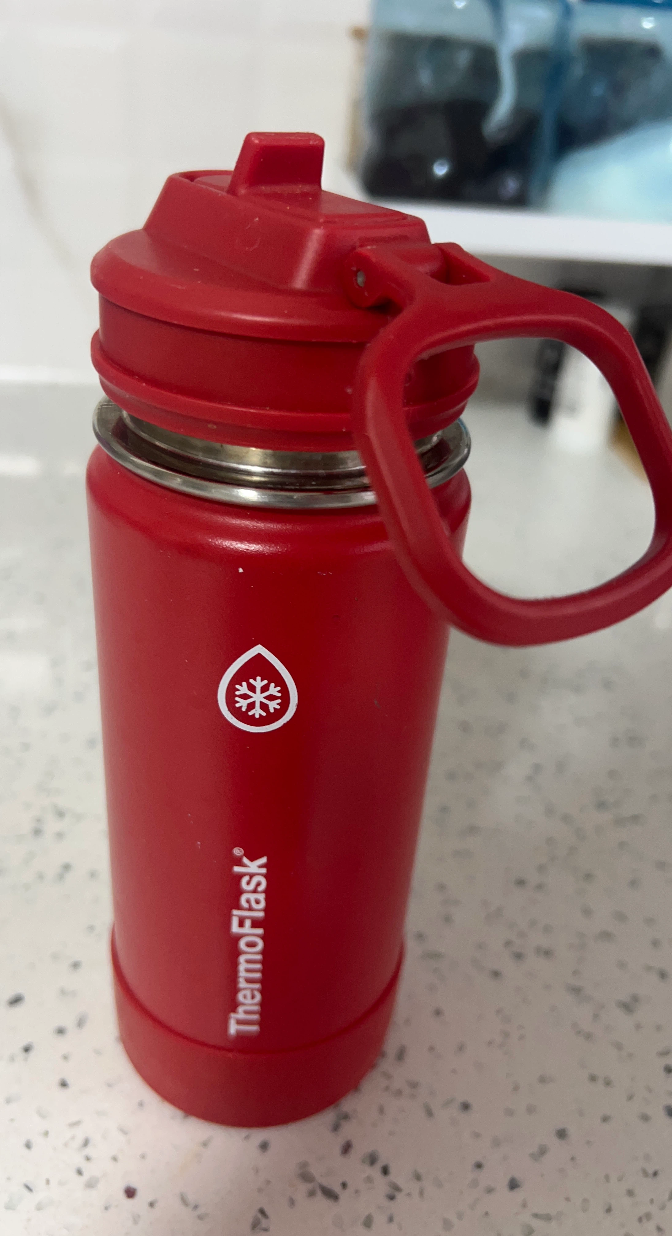ThermoFlask Red Water Bottle