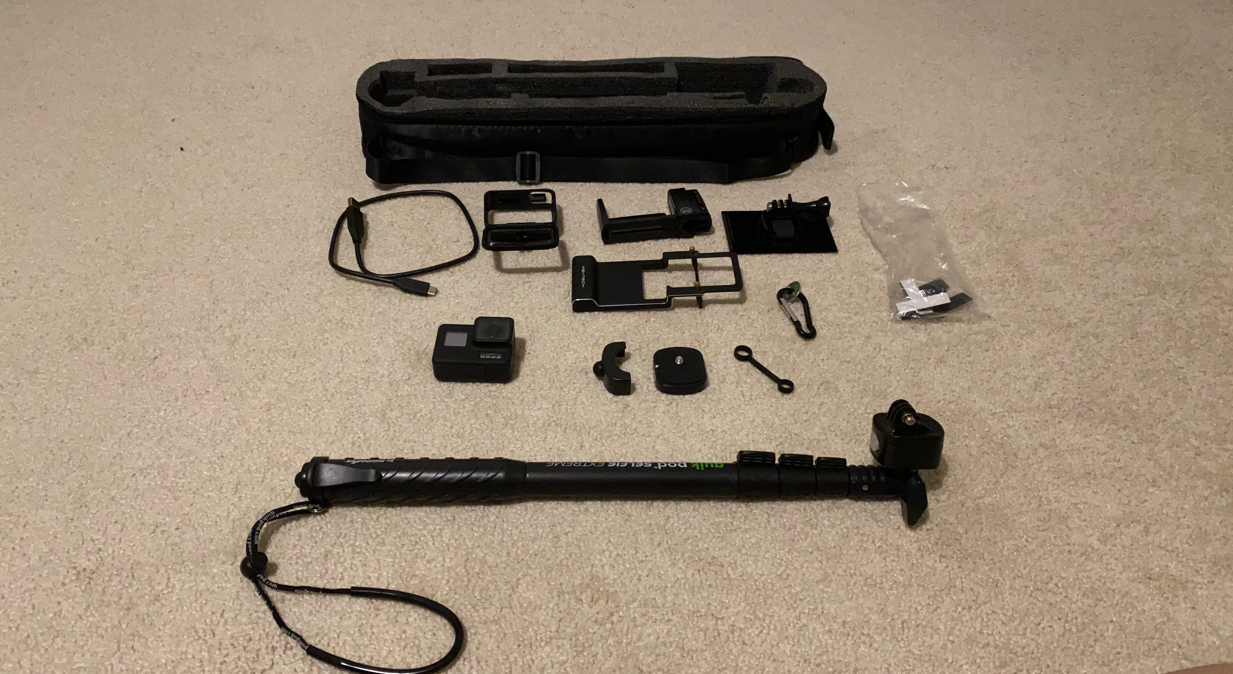 GoPro Quik Pod Selfie Extreme with Accessories