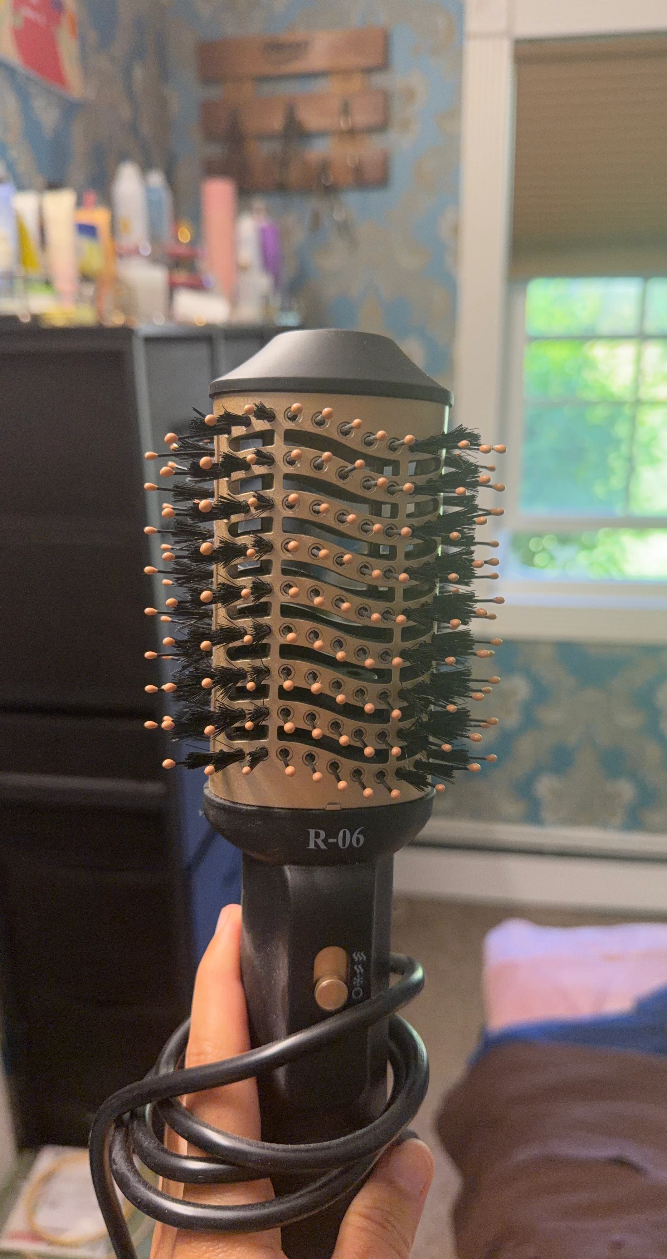 Rotating Hair Dryer Brush R-06