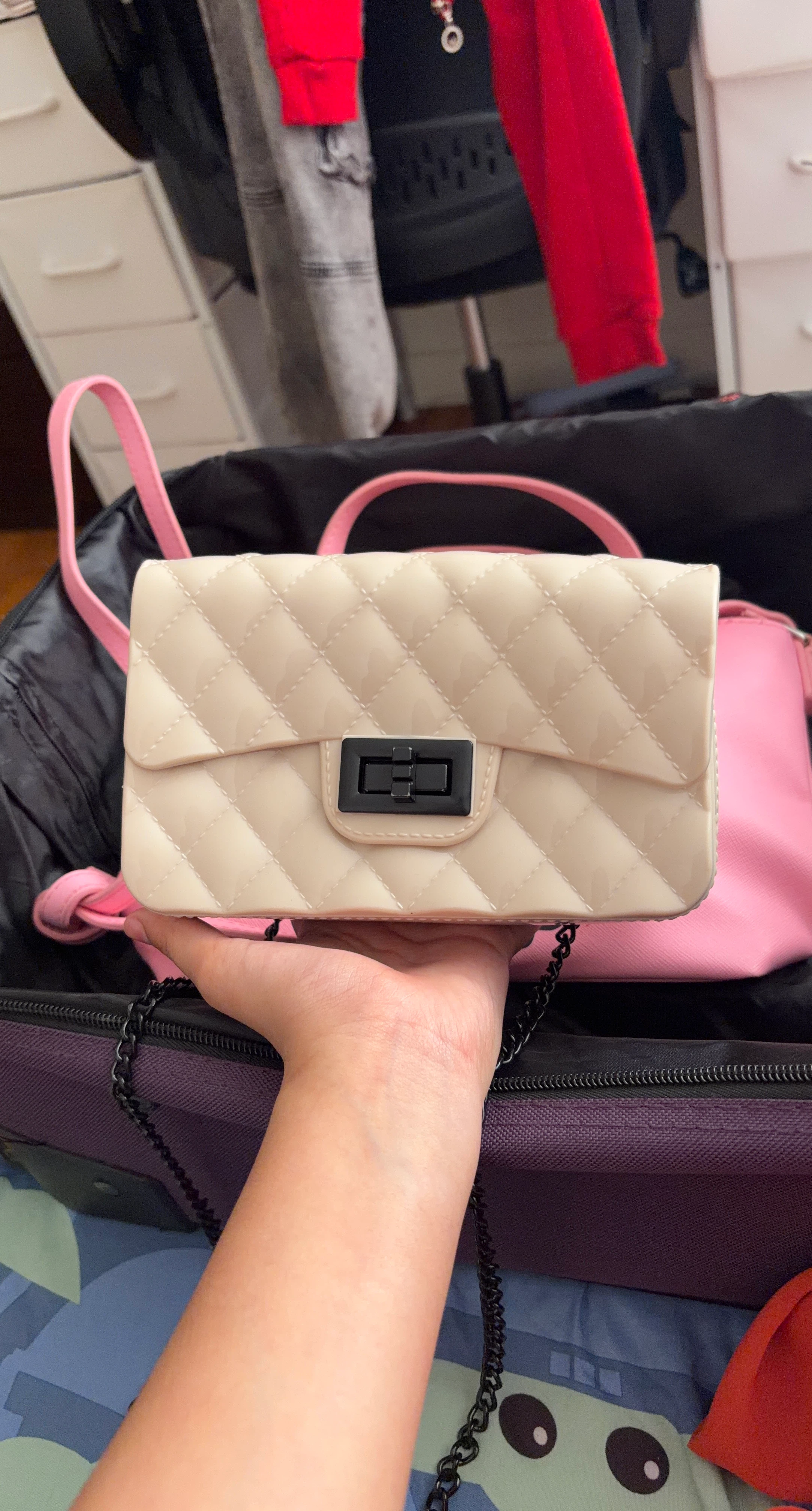 Quilted Jelly Handbag