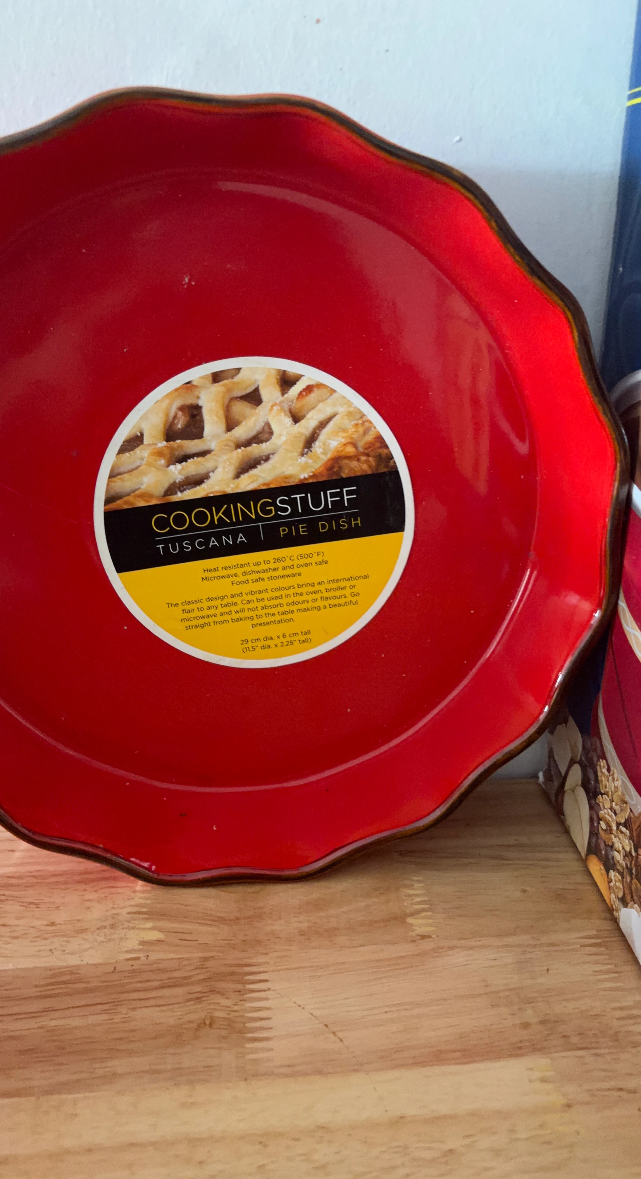 CookingStuff Toscana Pie Dish