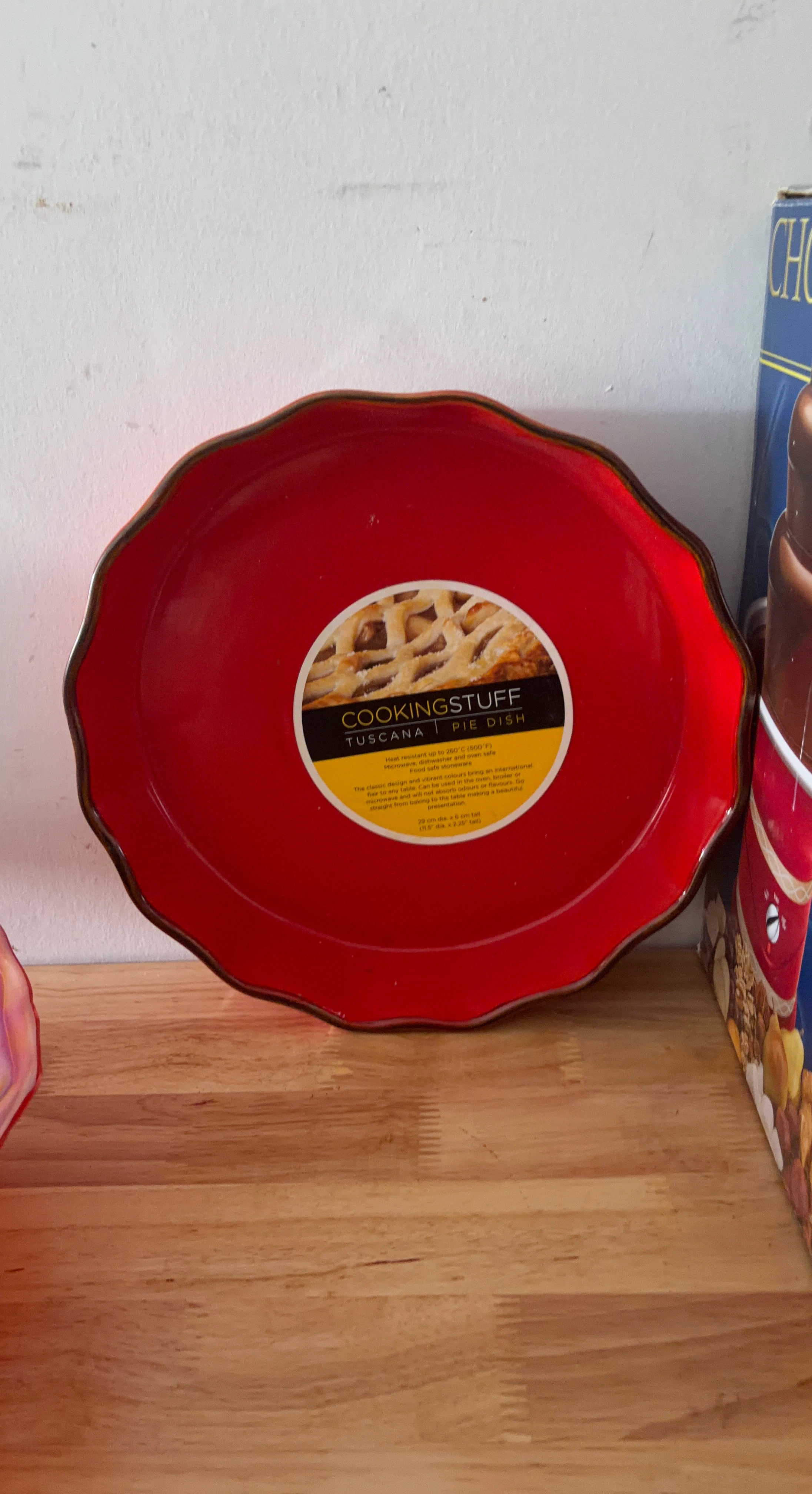 Cookingstuff Toscana Red Pie Dish
