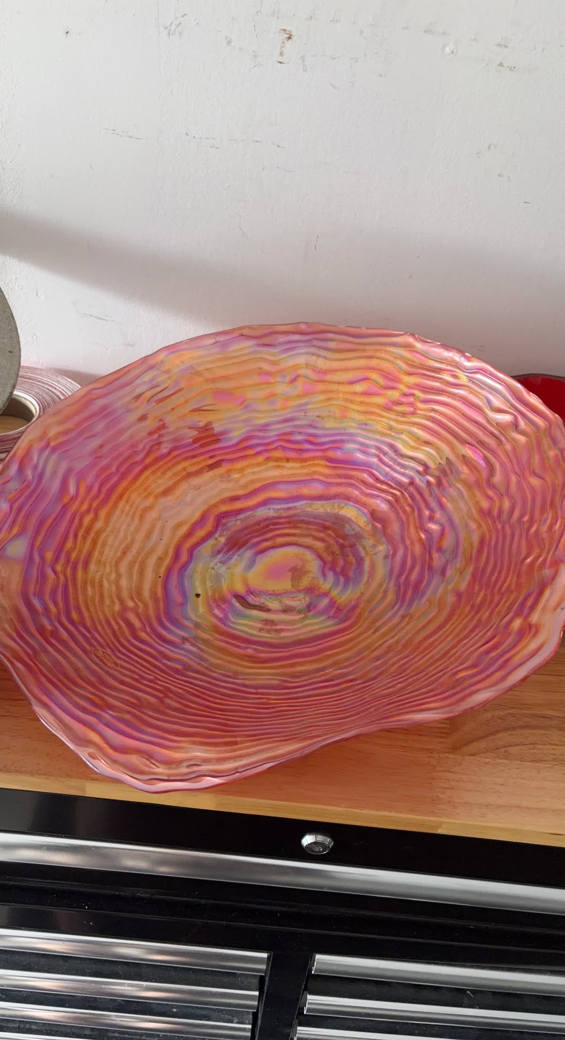 Iridescent Glass Bowl