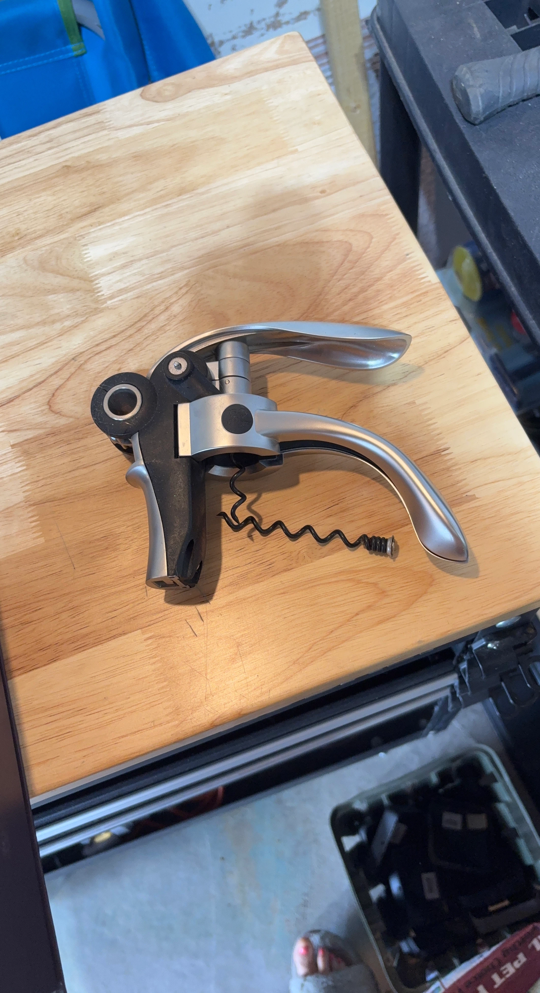 Wing Corkscrew Wine Opener in the box