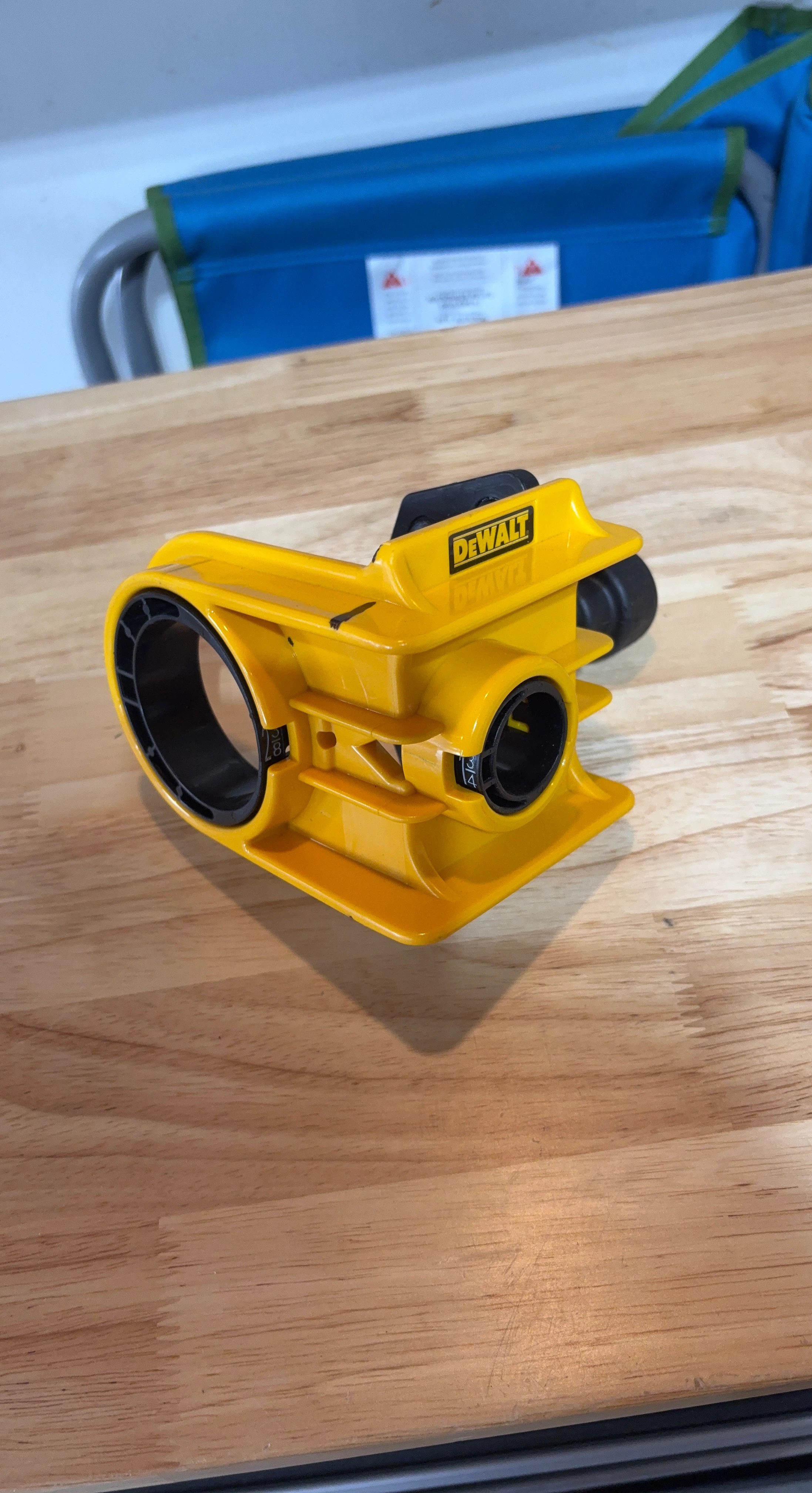 DEWALT Yellow Dust Collector Adapter