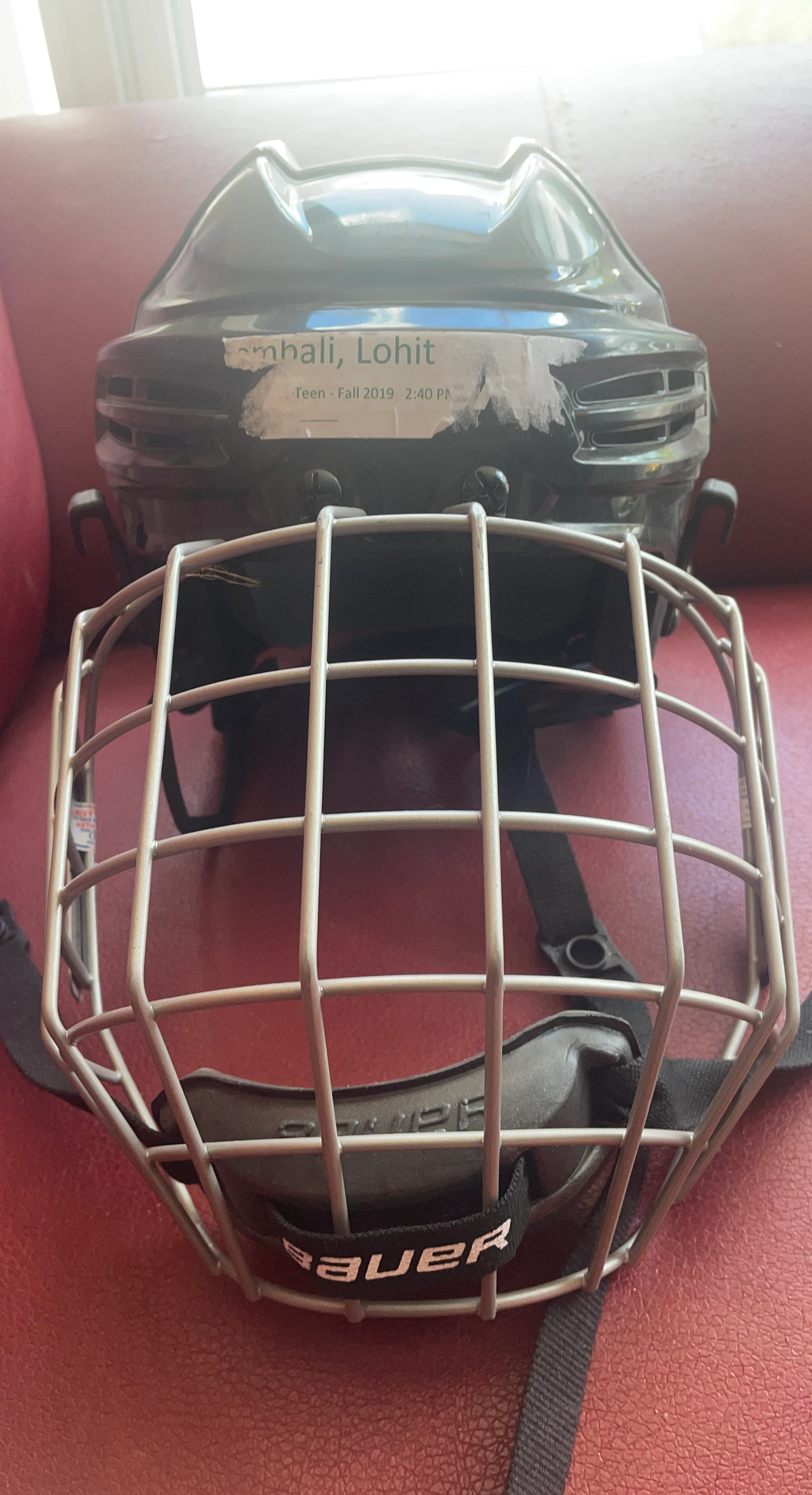 Bauer Hockey Helmet with Cage