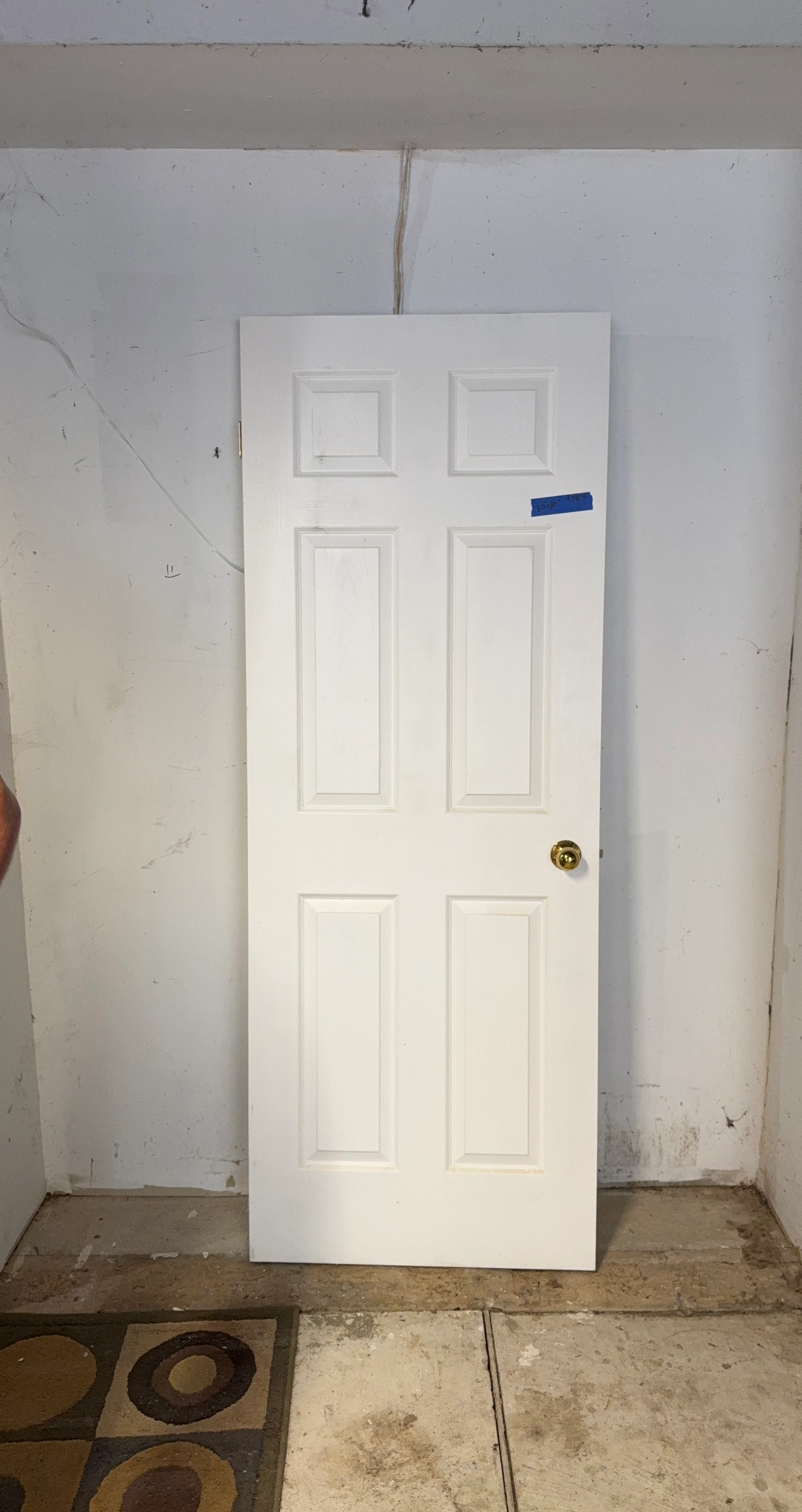 White Six-Panel Interior Door