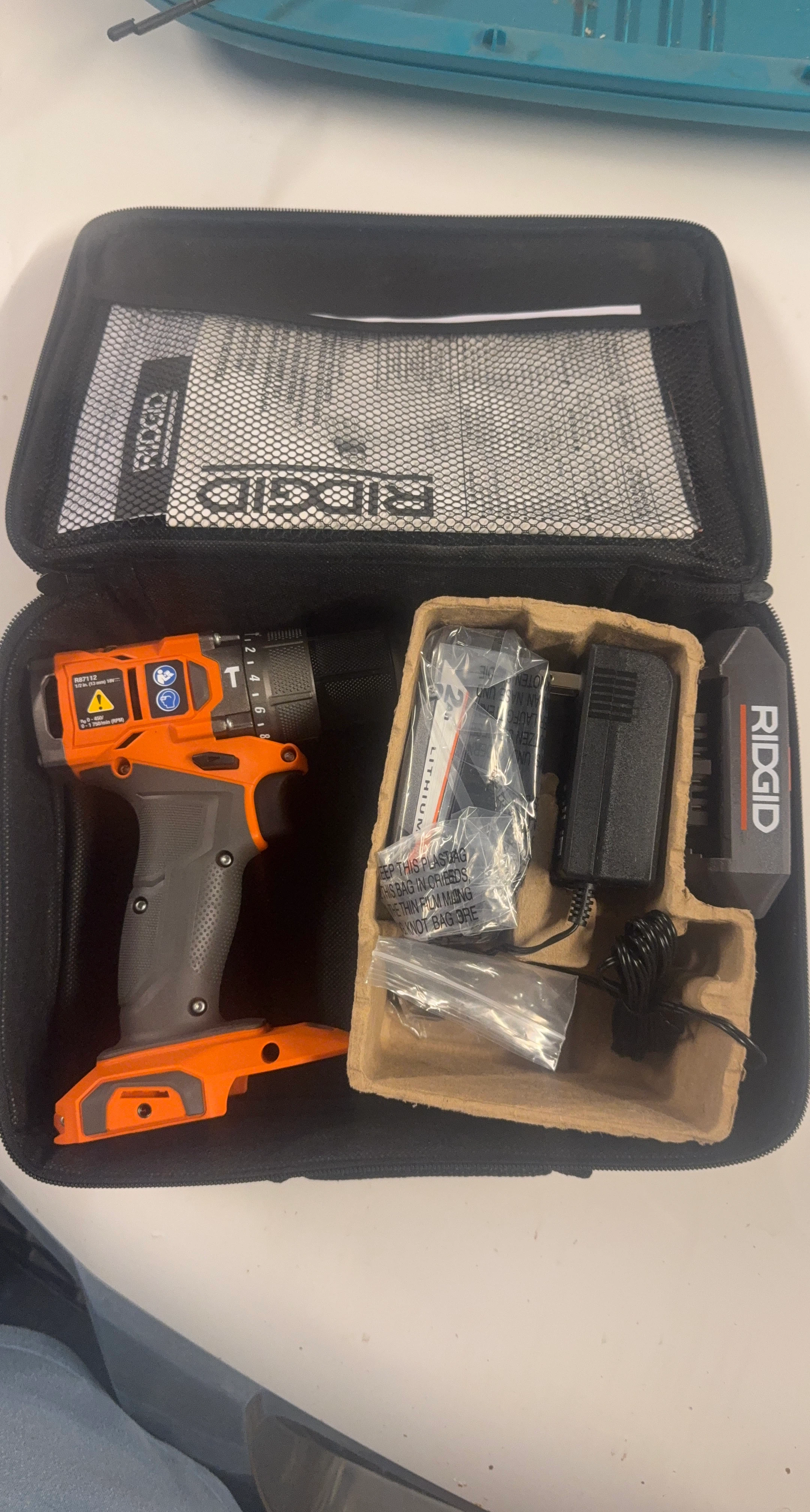 RIDGID 18V SubCompact Brushless 1/2 in. Hammer Drill/Driver Kit