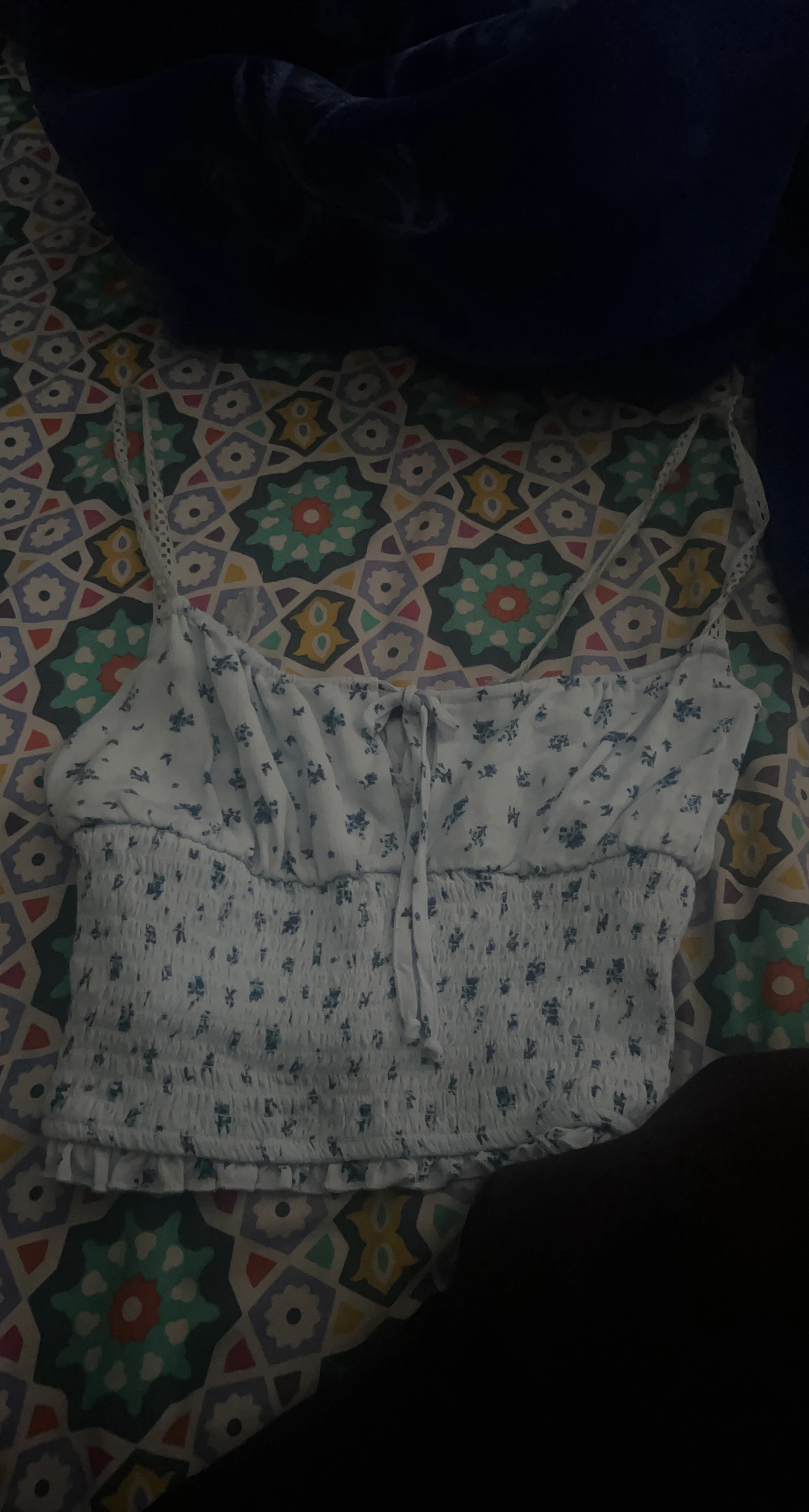 Forever 21 Floral Crop Top