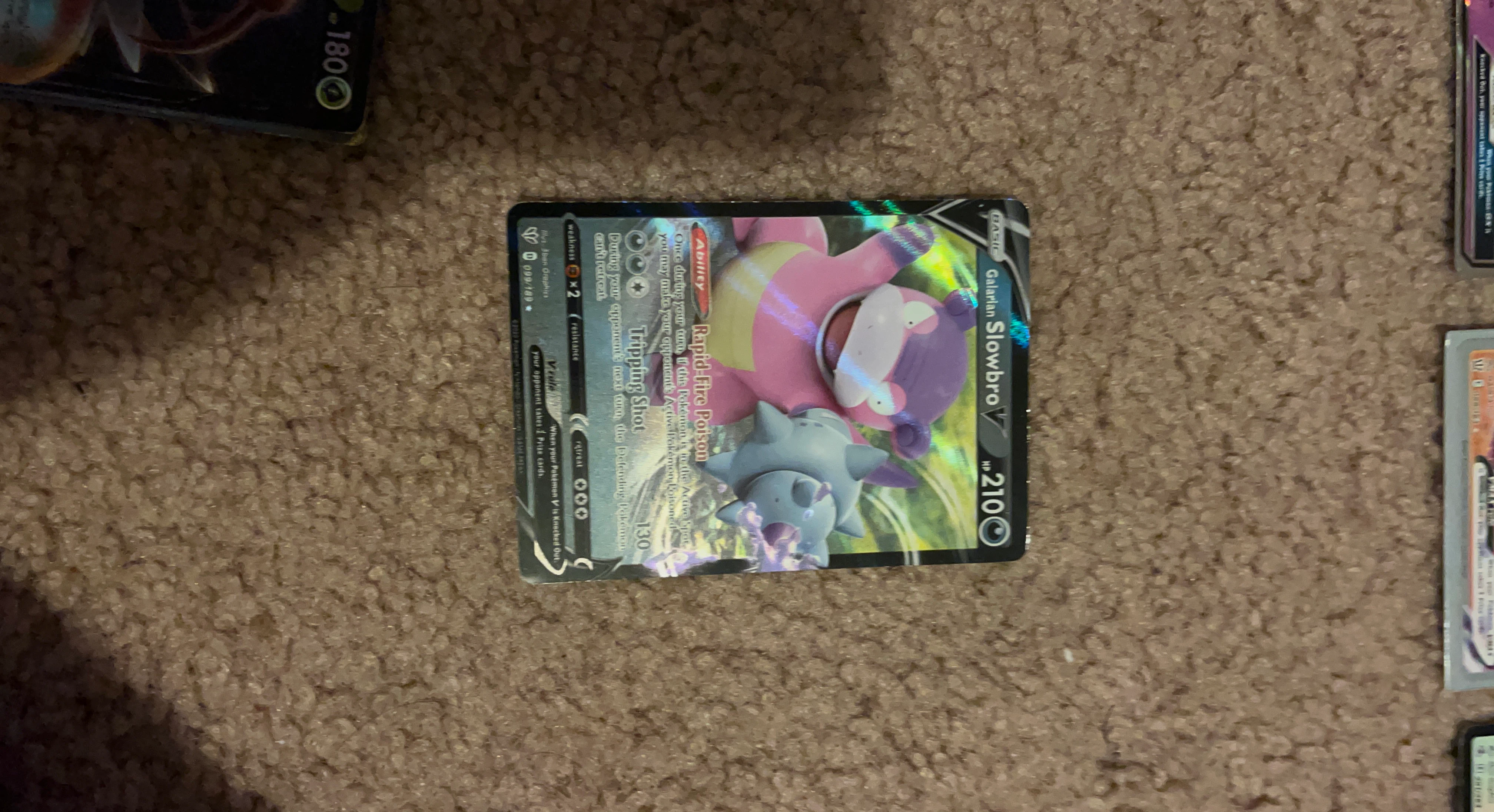 Galarian Slowbro V Pokemon Card 099/189