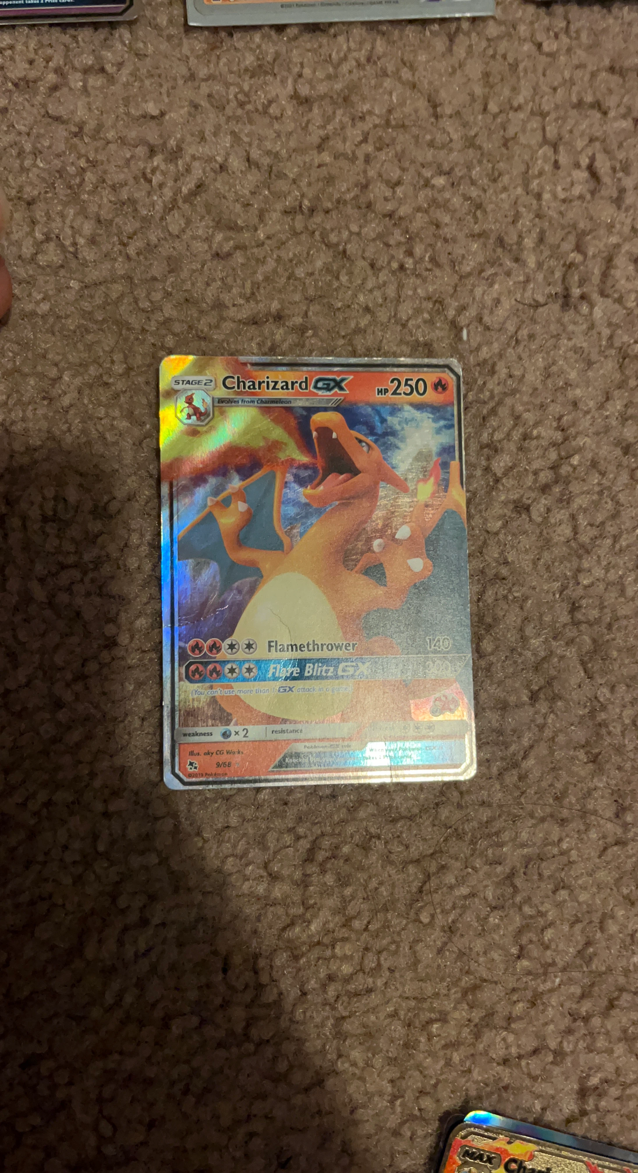 Pokemon Charizard GX Card