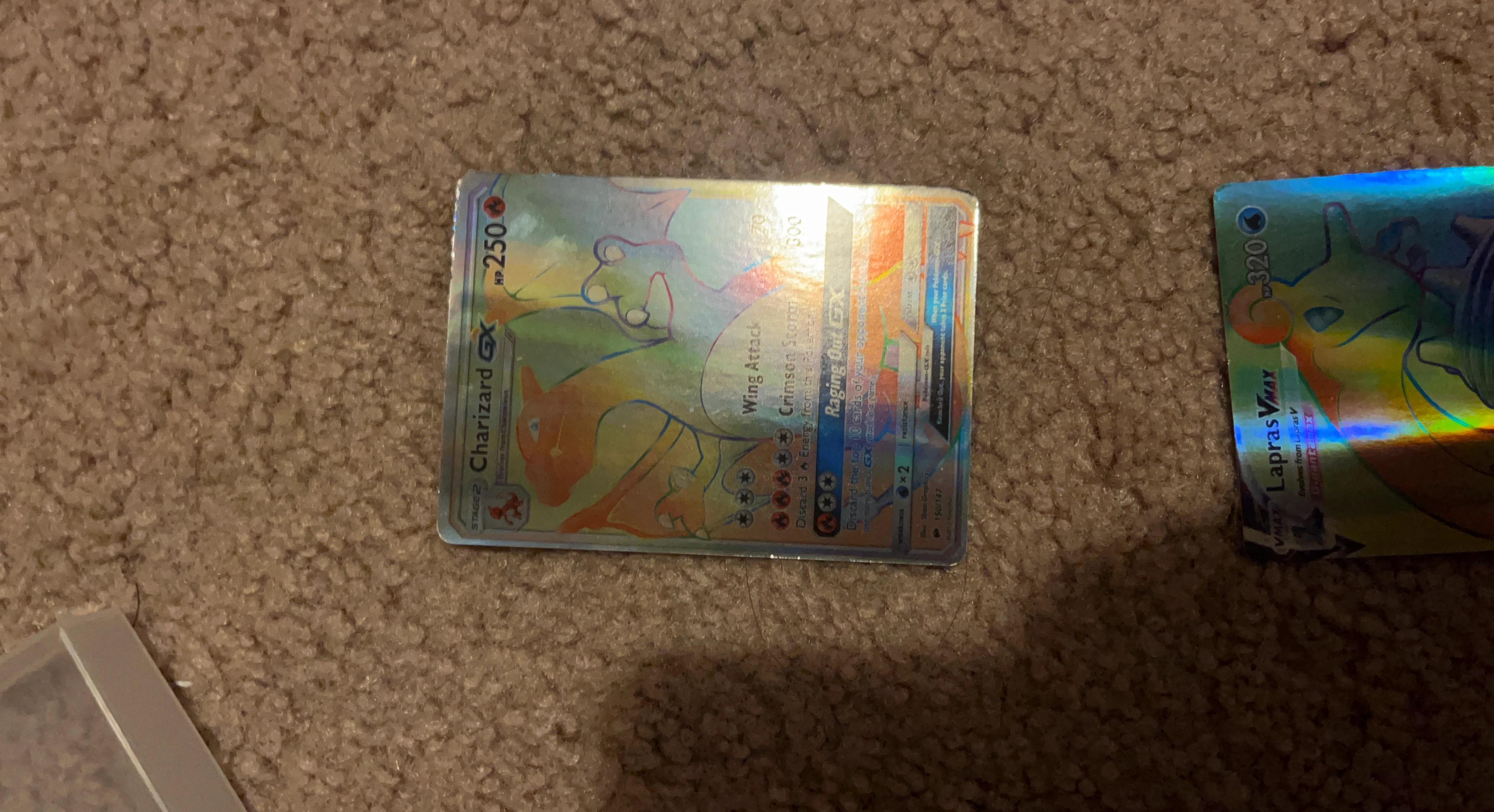 Pokemon Charizard GX Rainbow Rare Card