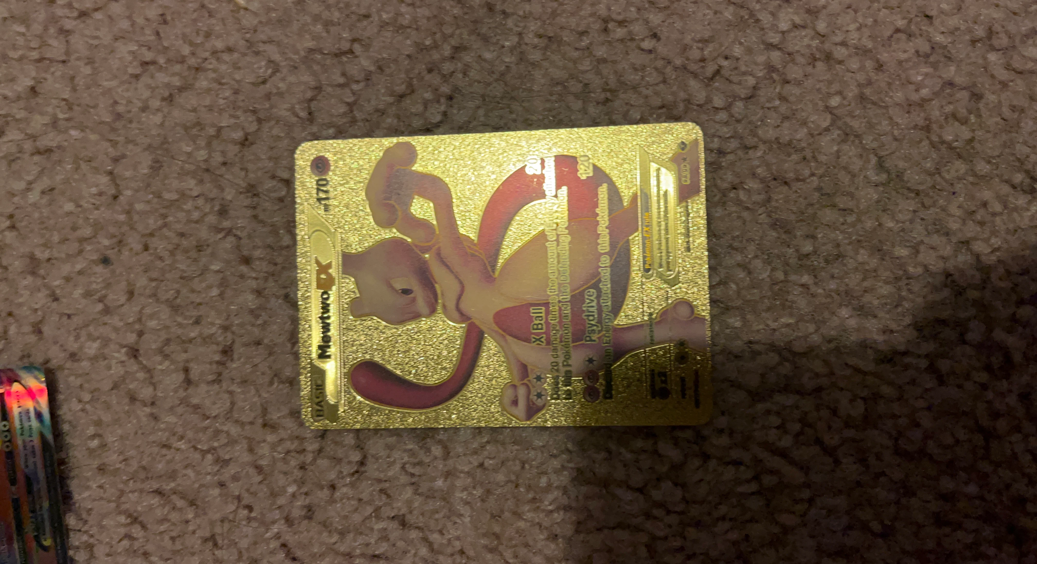 Pokemon Trading Card - Mewtwo EX 170 HP