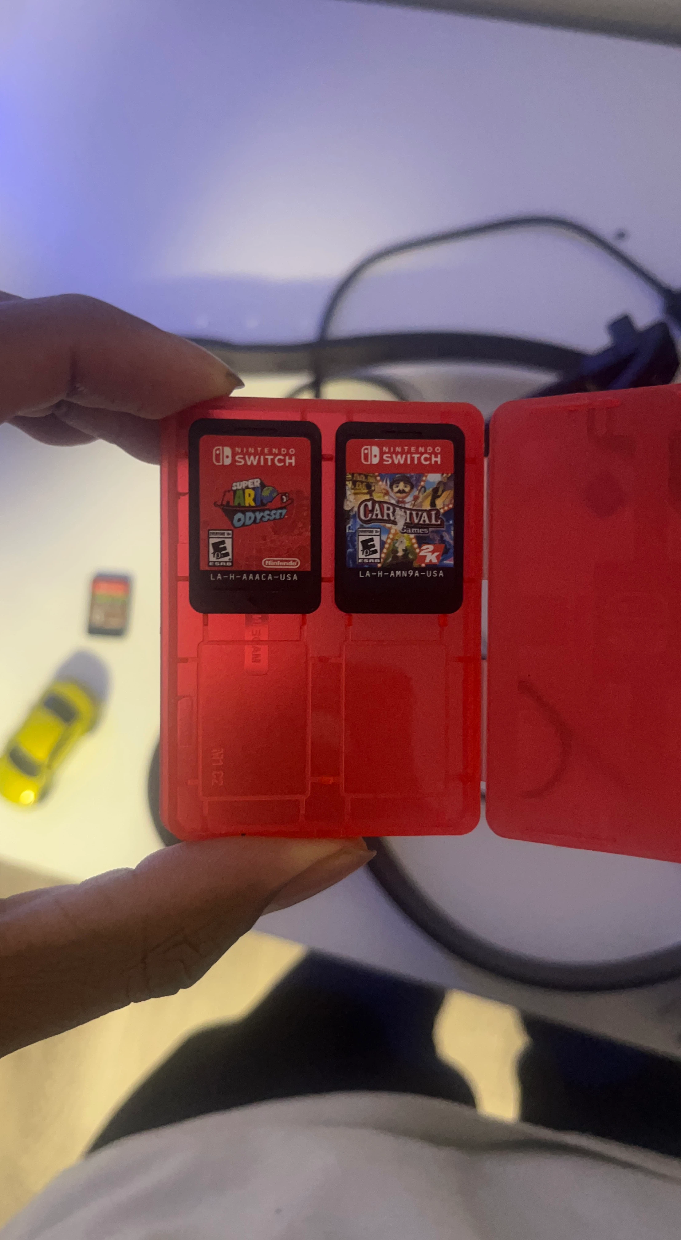 Nintendo Switch Games: Super Mario Odyssey & Carnival Games