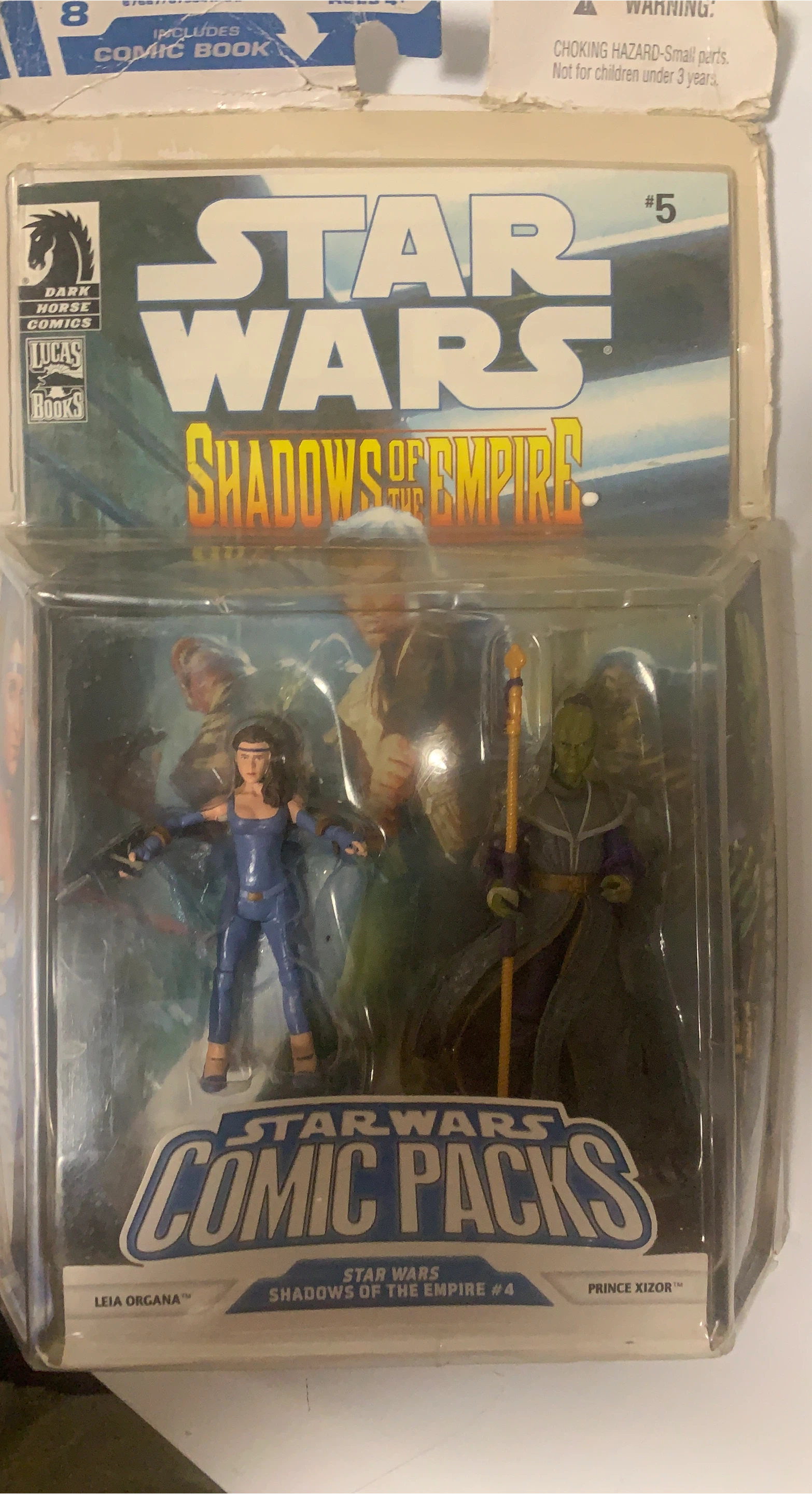 Star Wars vintage toy and comic