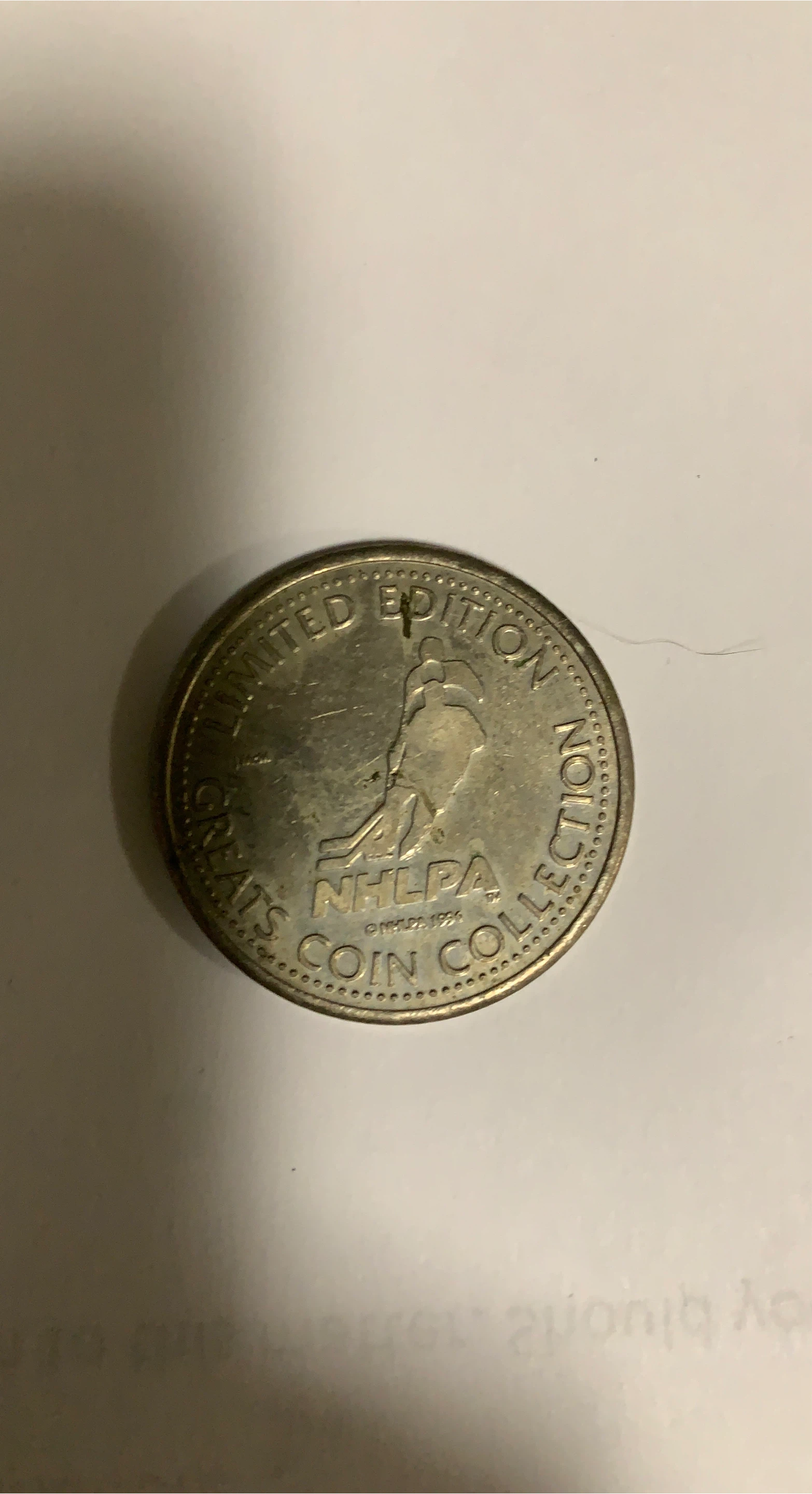 Limited Edition NHLPA Coin Collection Token