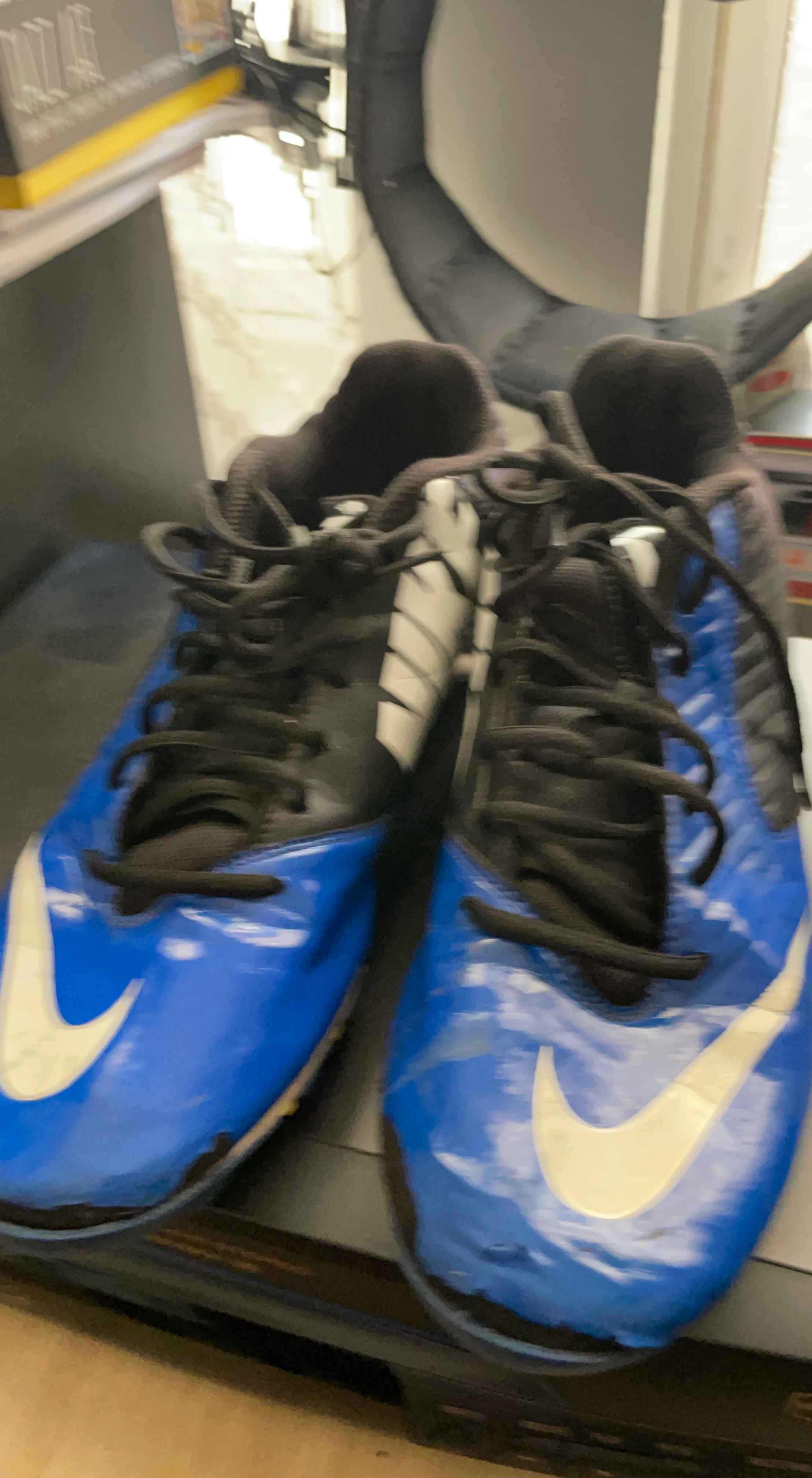 Nike Blue Football Cleats
