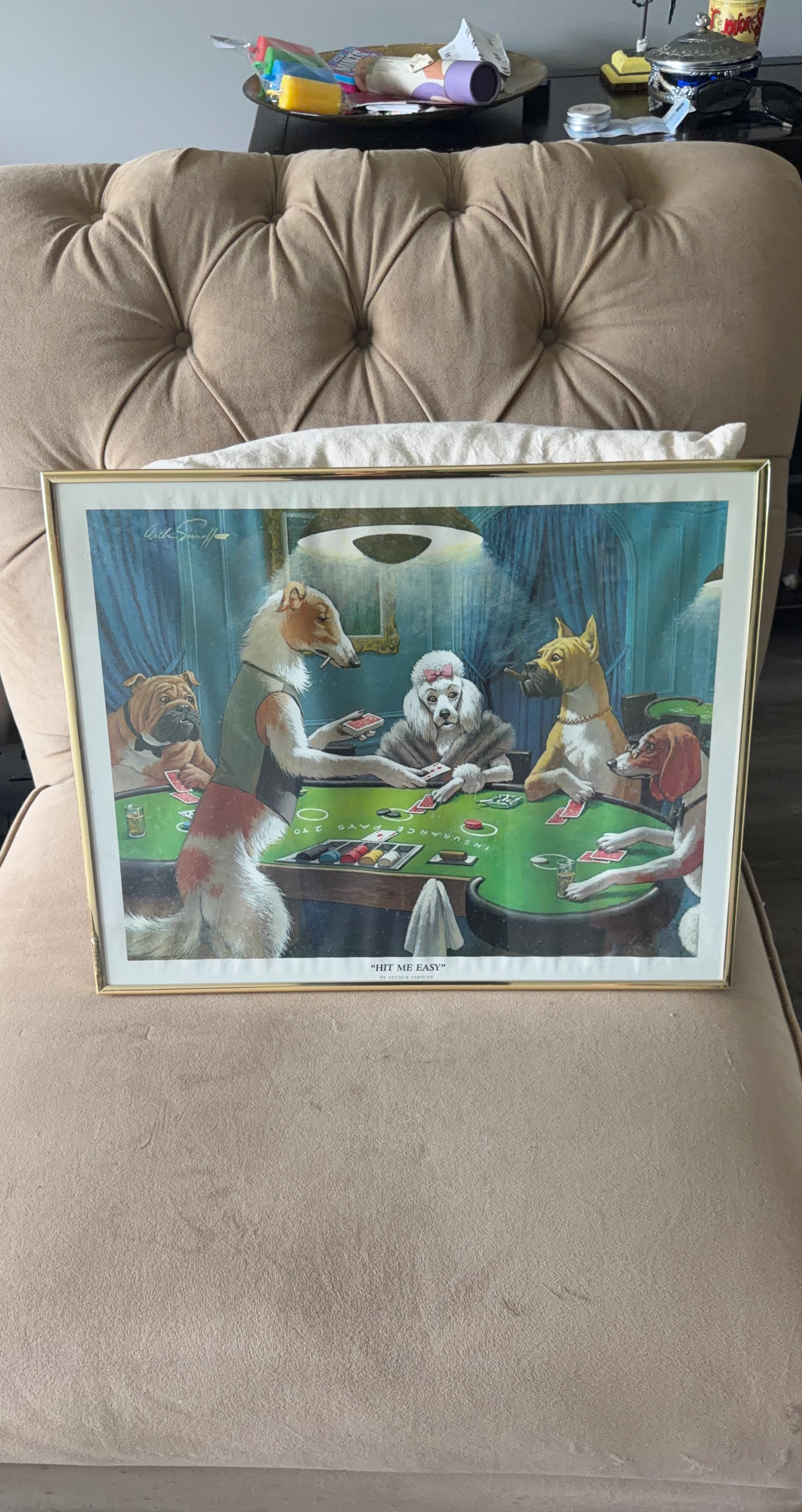 Arthur Sarnoff "Hit Me Easy" Framed Print