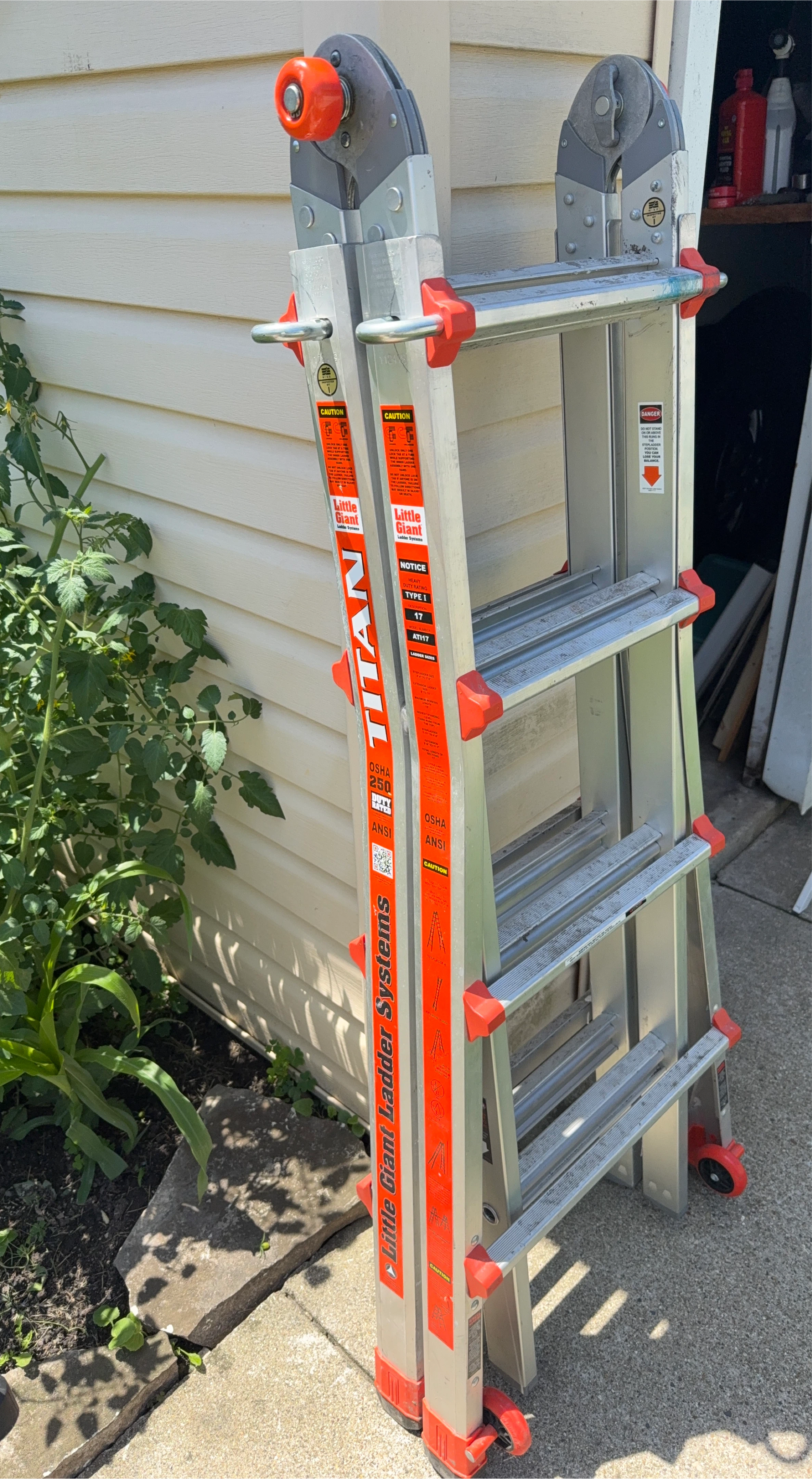 Little Giant Titan 17 Multipurpose Ladder