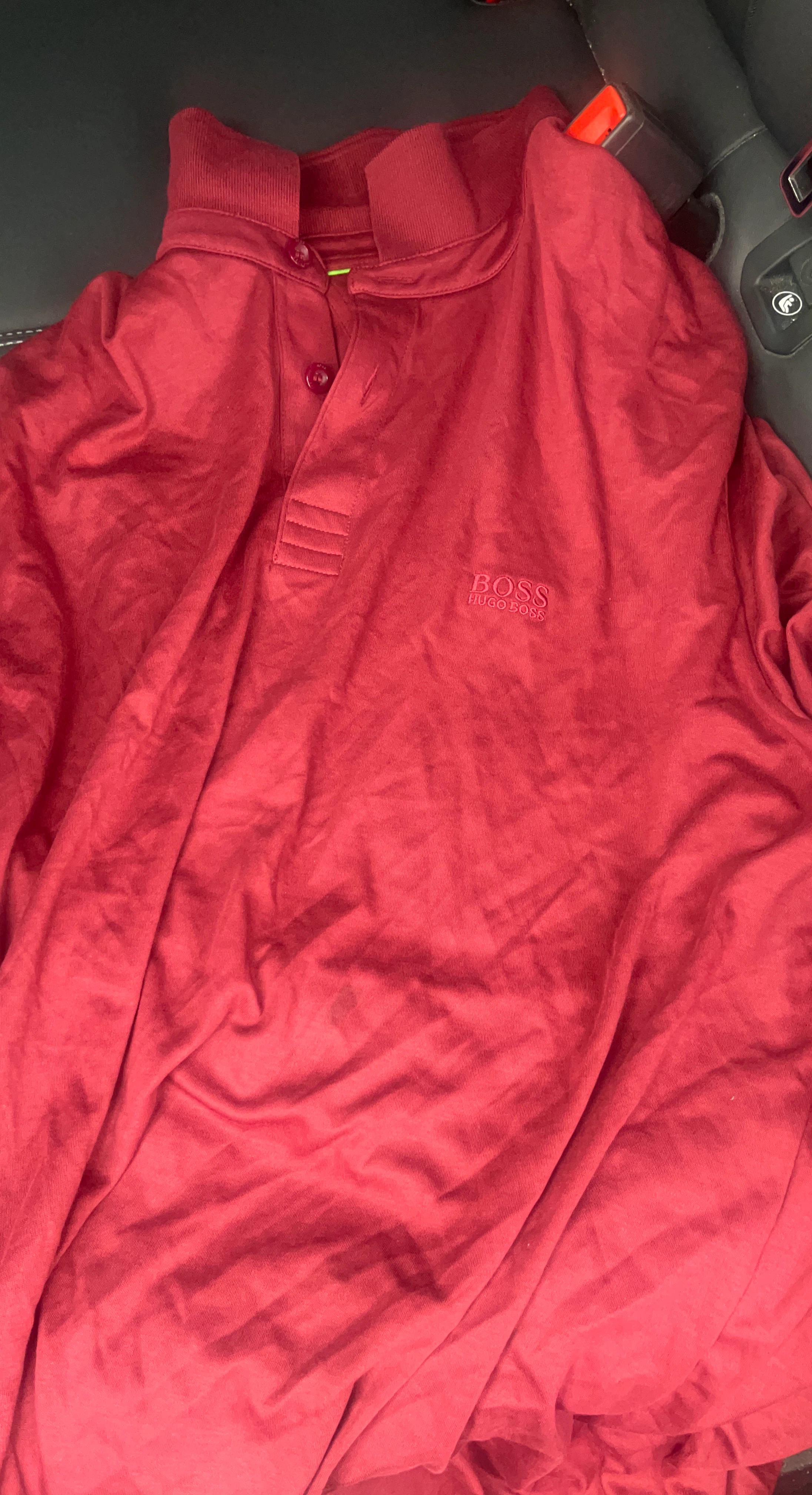 BOSS Hugo Boss Red Polo Shirt