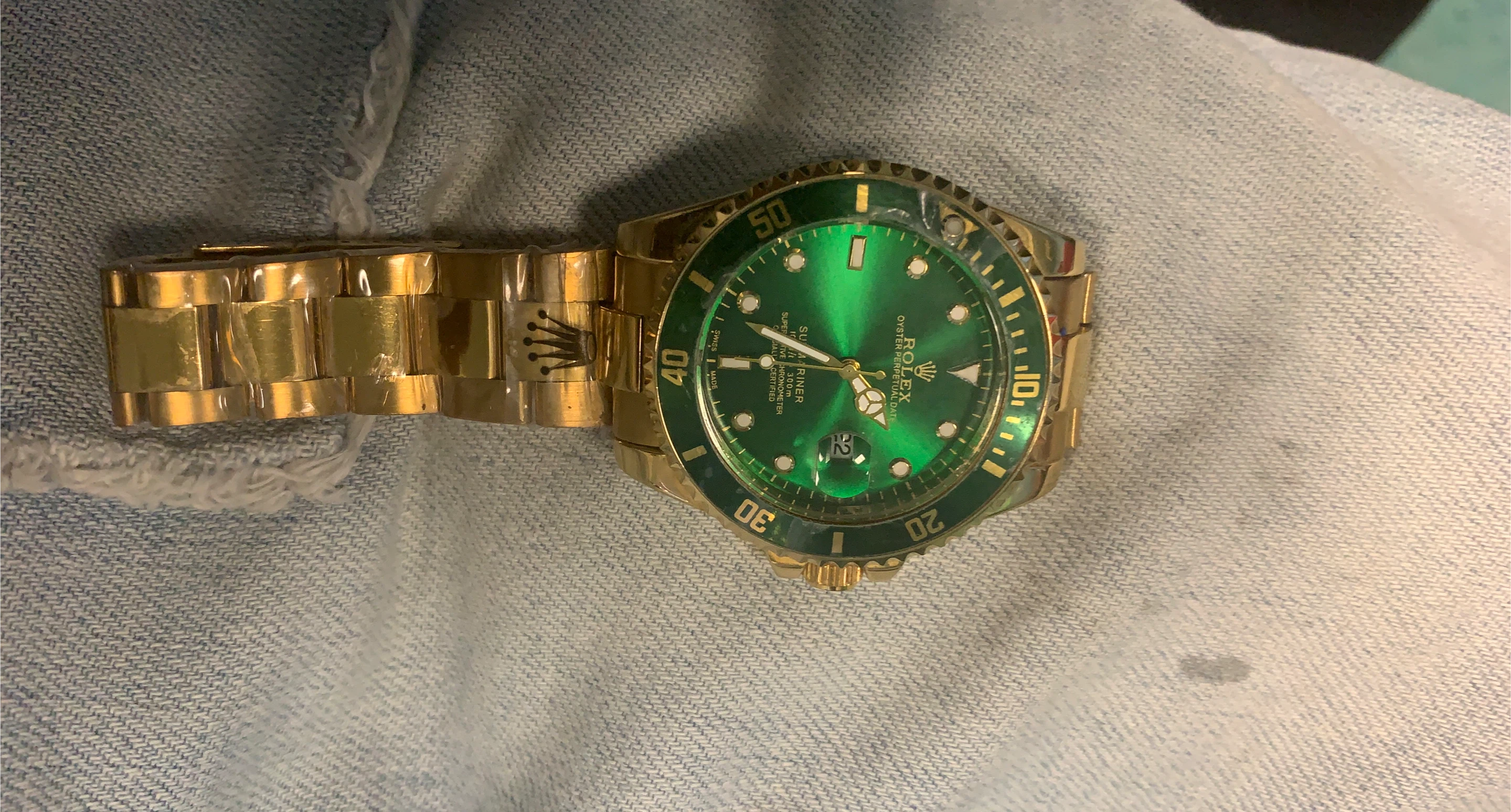 Rolex Submariner Date Green Dial Watch