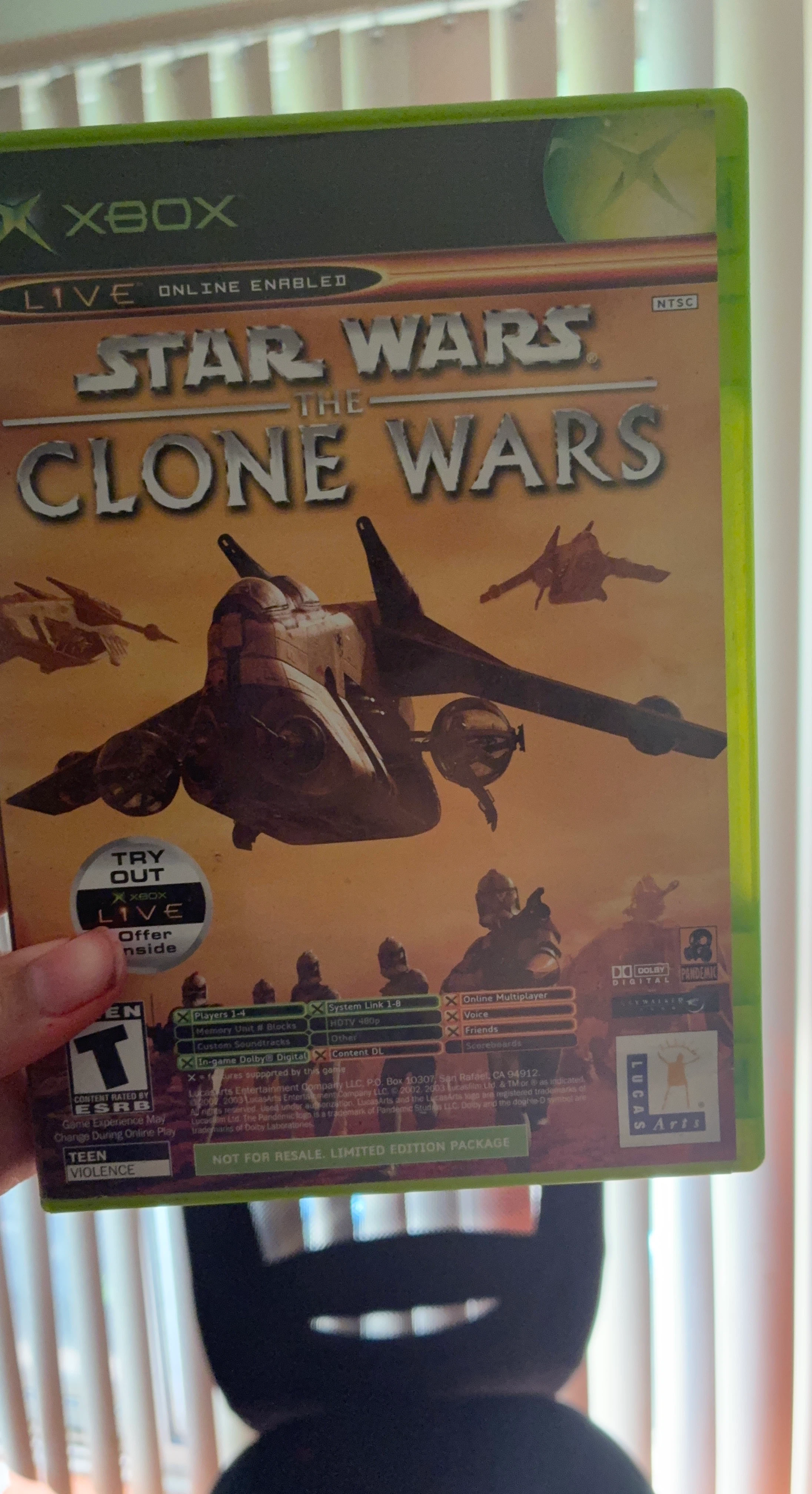 Star Wars The Clone Wars Xbox Game