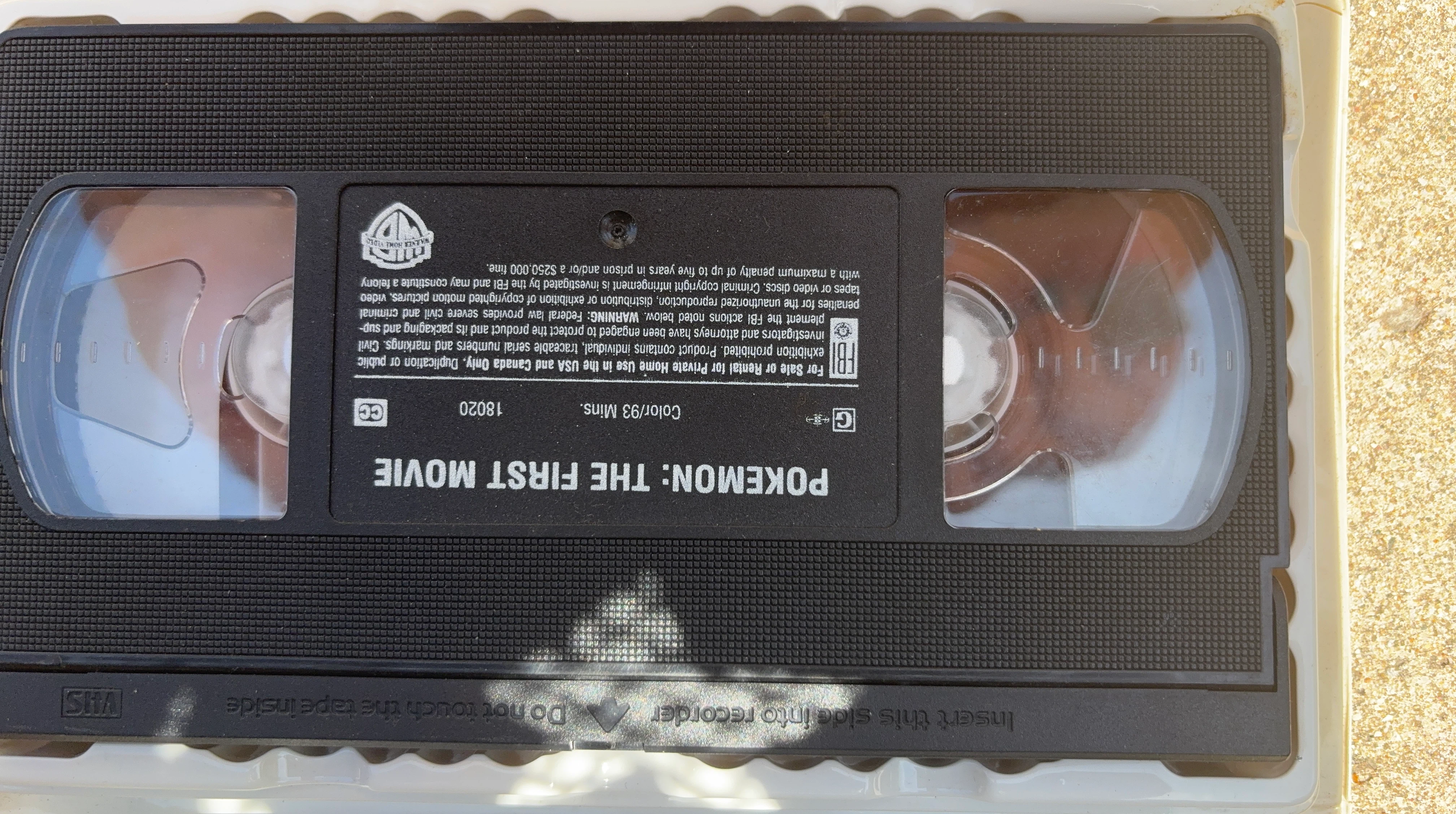 Pokemon The First Movie VHS