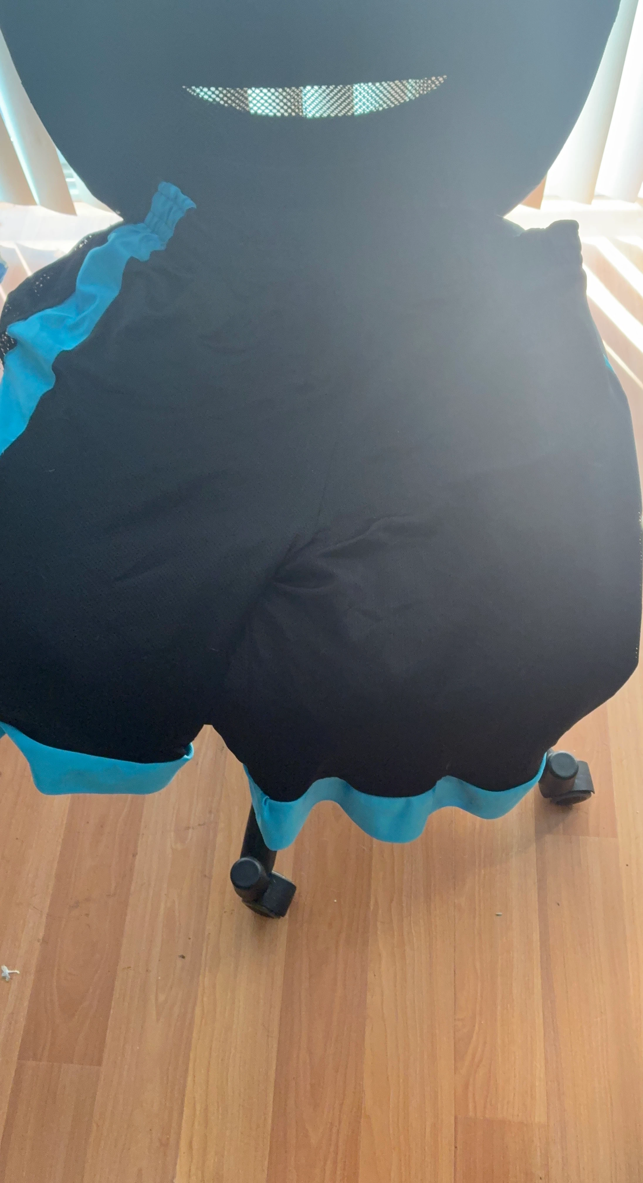 Black and Blue Athletic Shorts