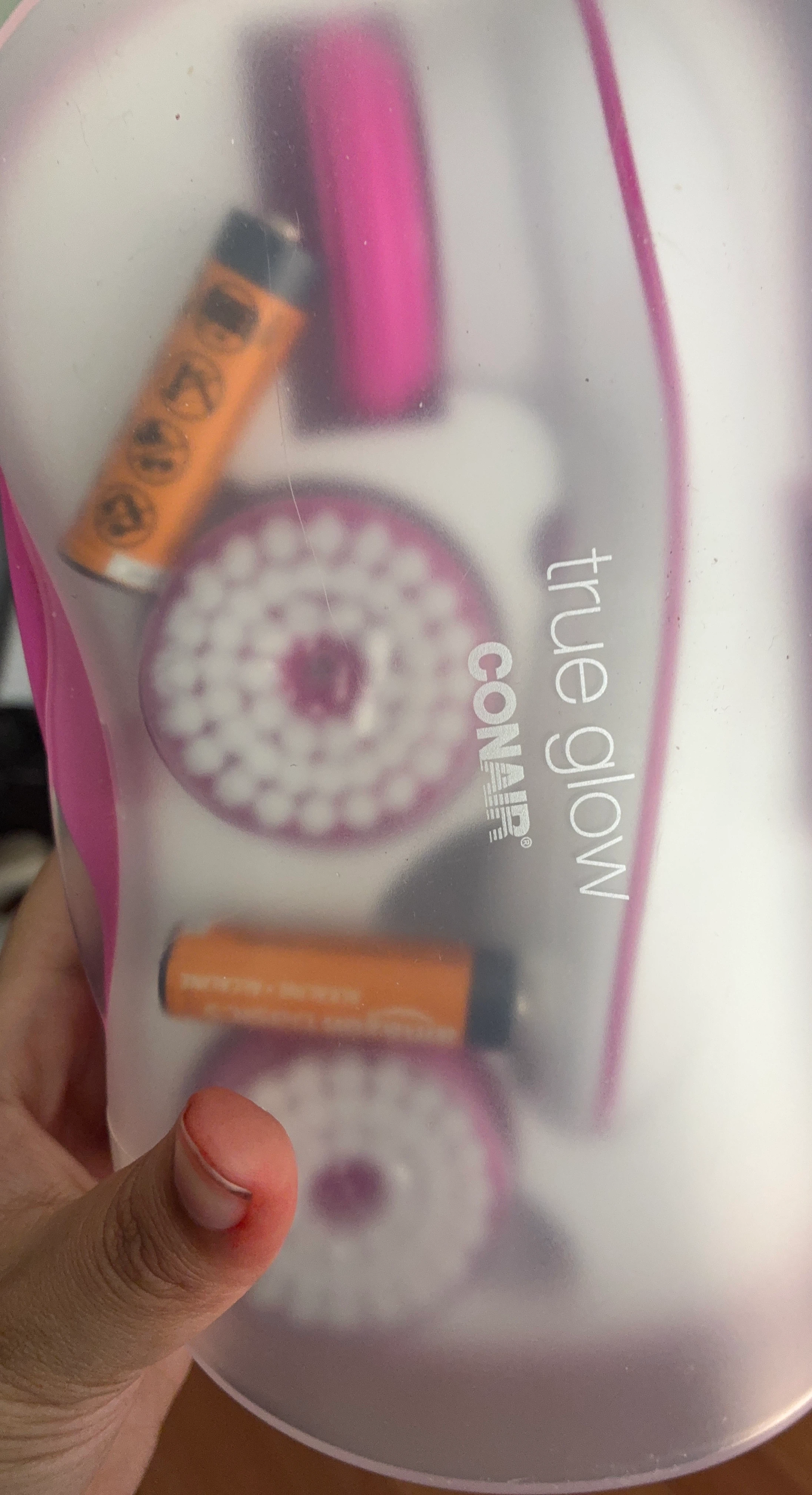 Conair True Glow Facial Cleanser with Brush Heads & Batteries