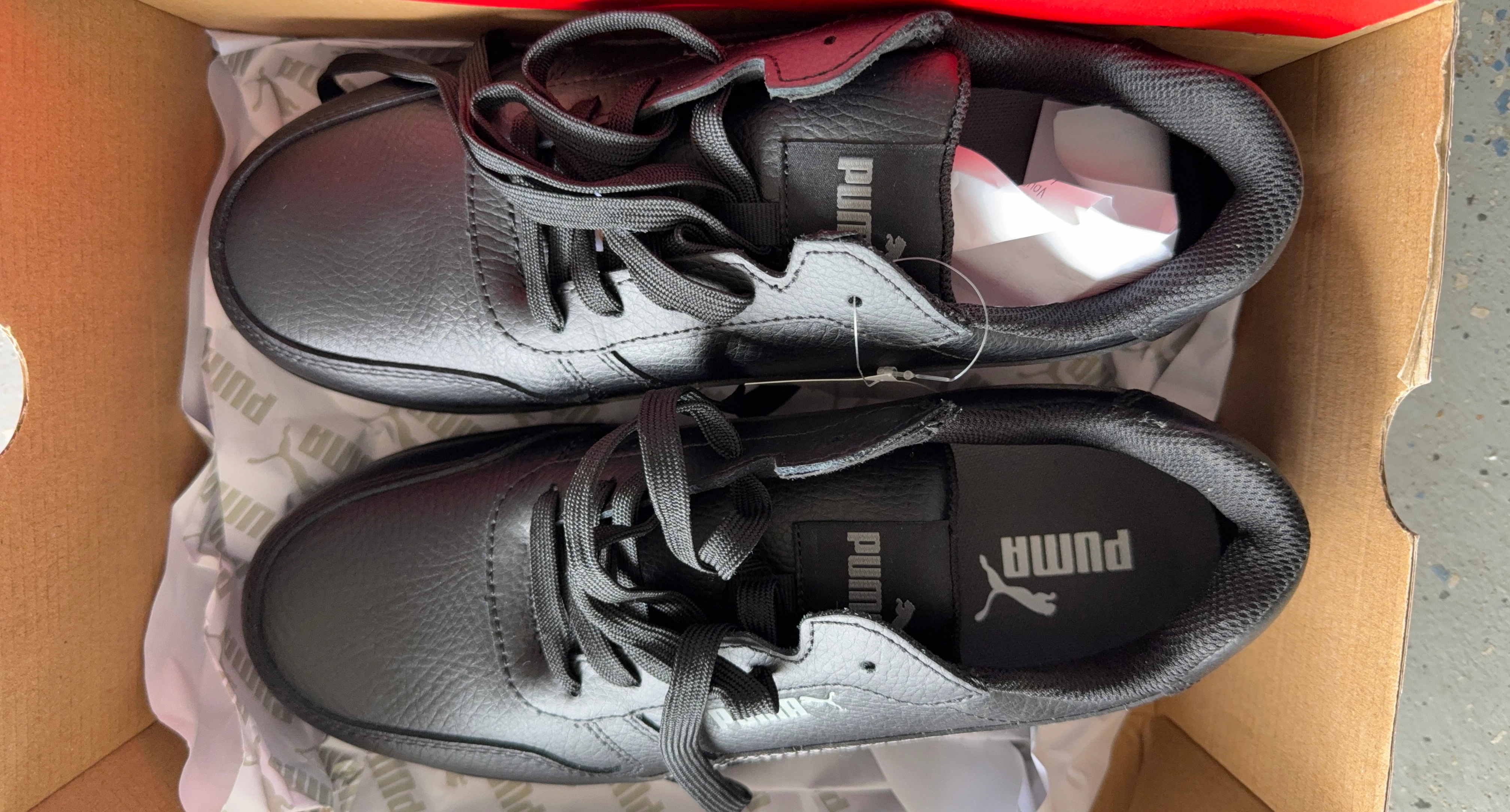 Puma black safety shoes - Brand new