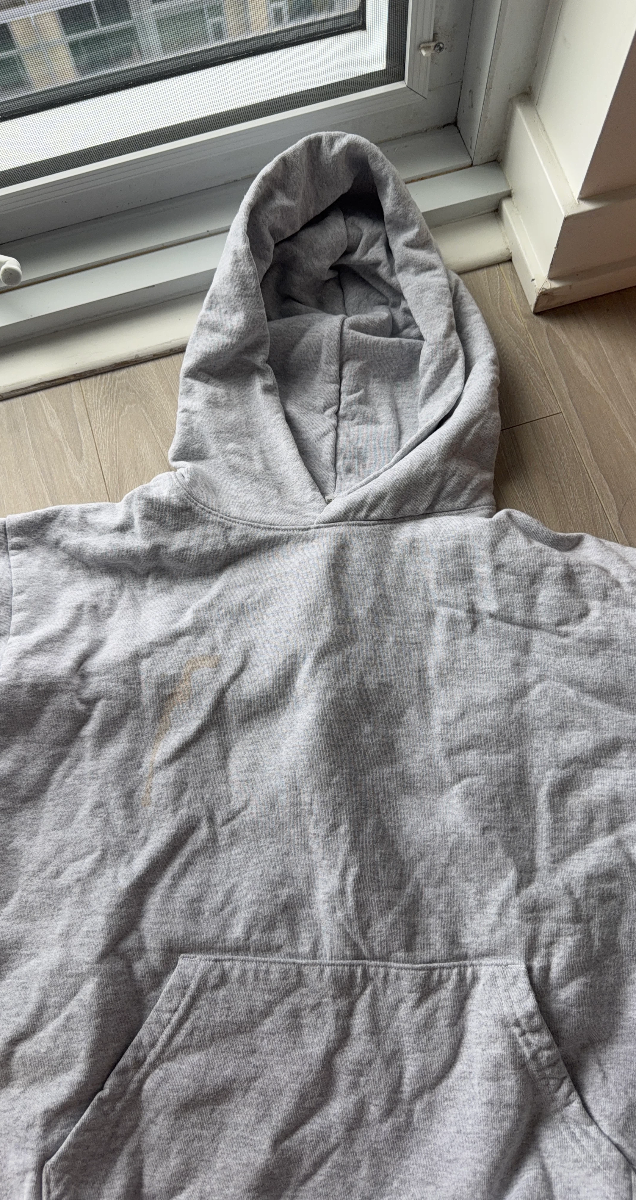 Los Angeles Apparel Heavy Fleece Hoodie UNISEX – Grey (Size L) - photo 2