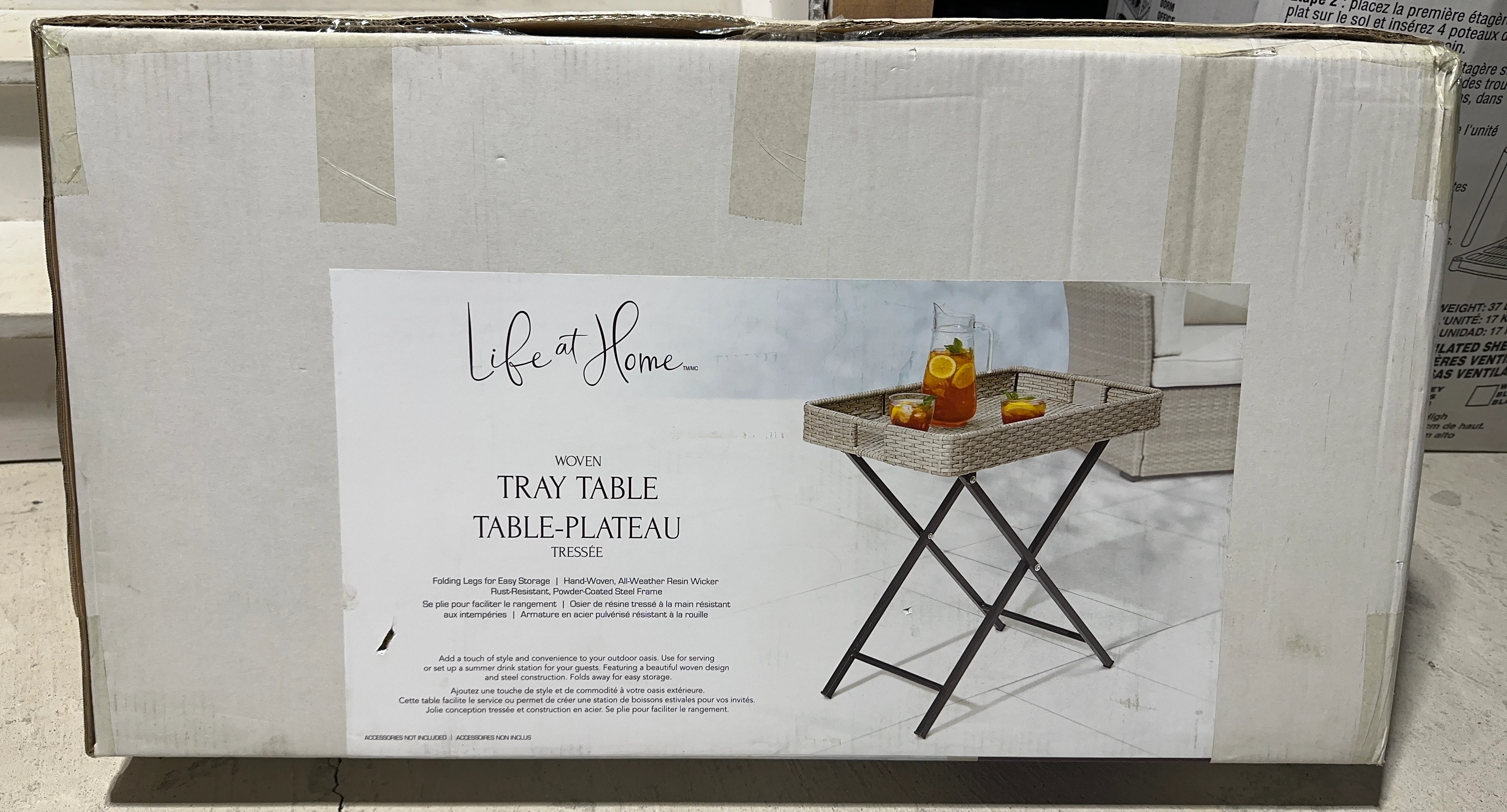 Life at Home Woven Tray Table