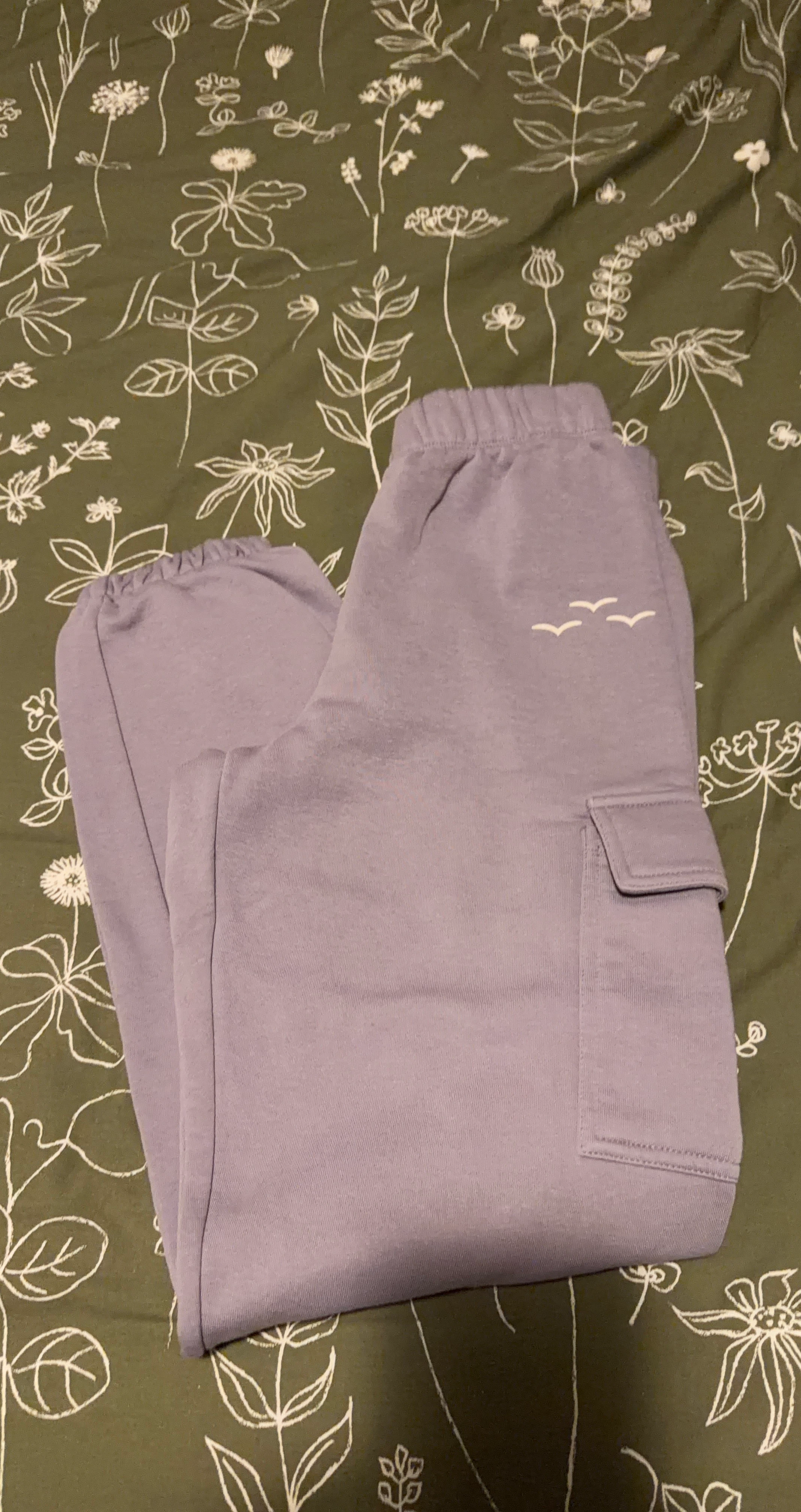 Light Purple LazyPants Cargo Sweatpants