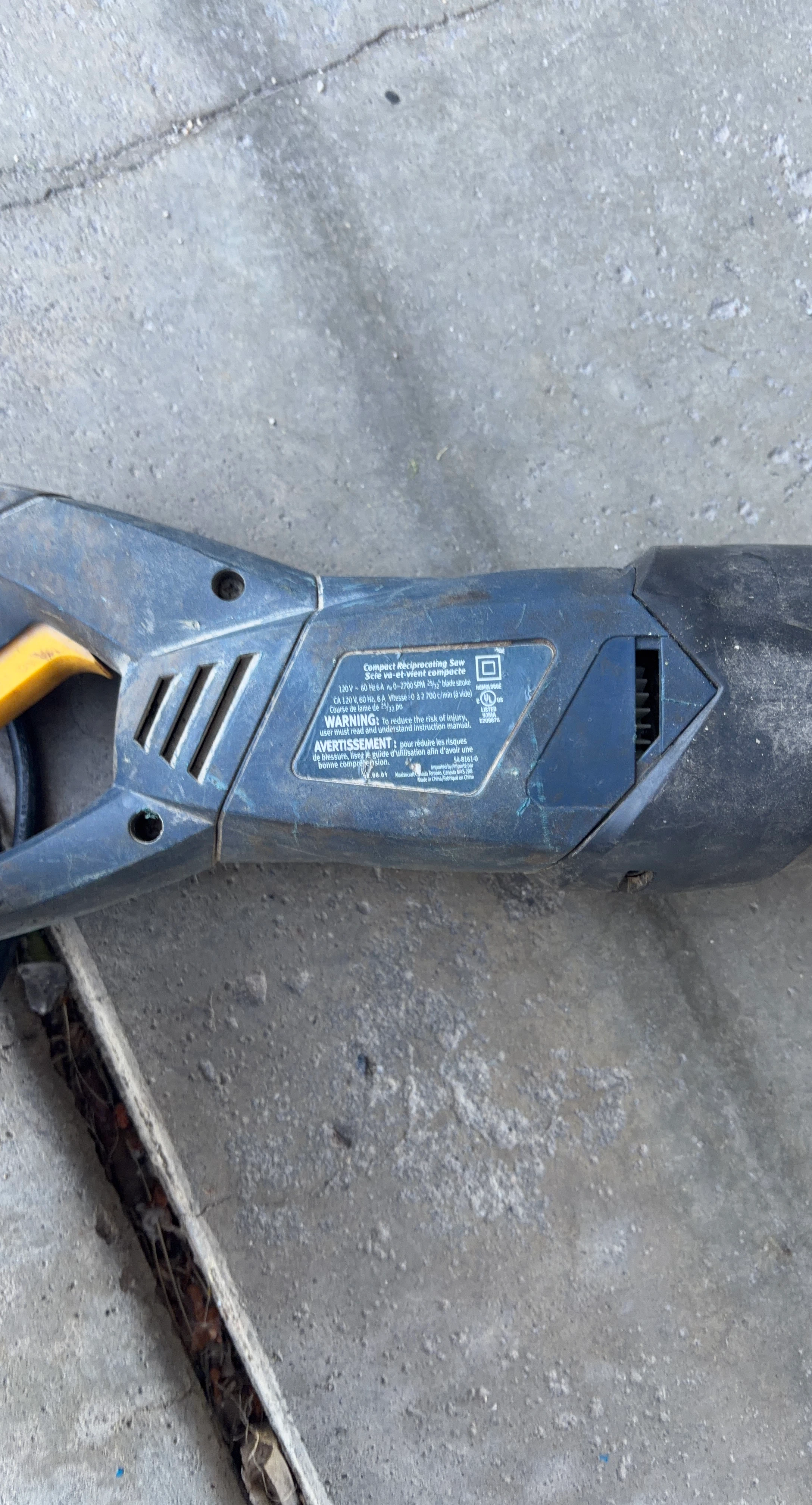 Mastercraft Compact Reciprocating Saw - photo 2