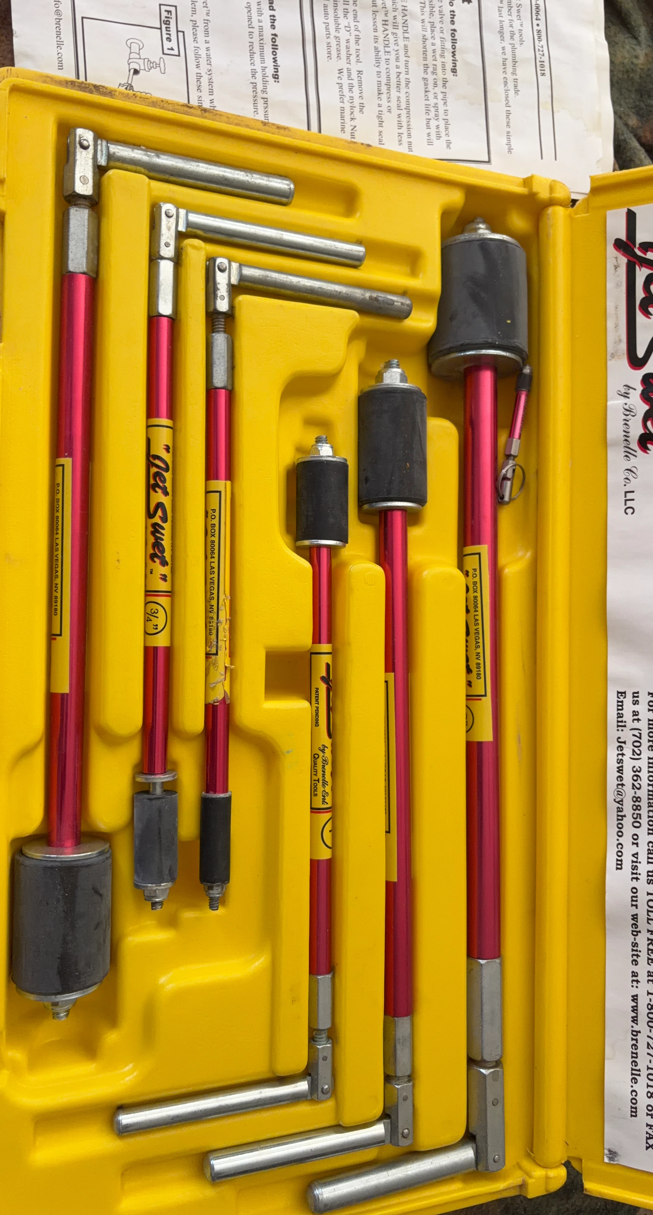 Jet Swet Plumbing Tools Set