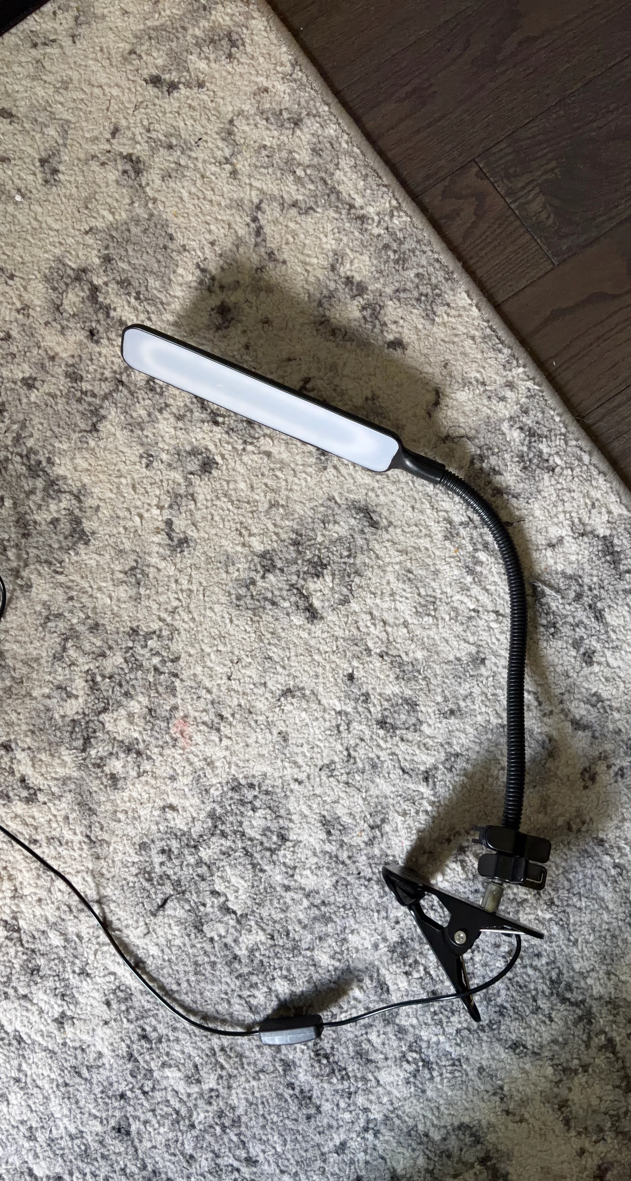 Clip-On LED Desk Lamp