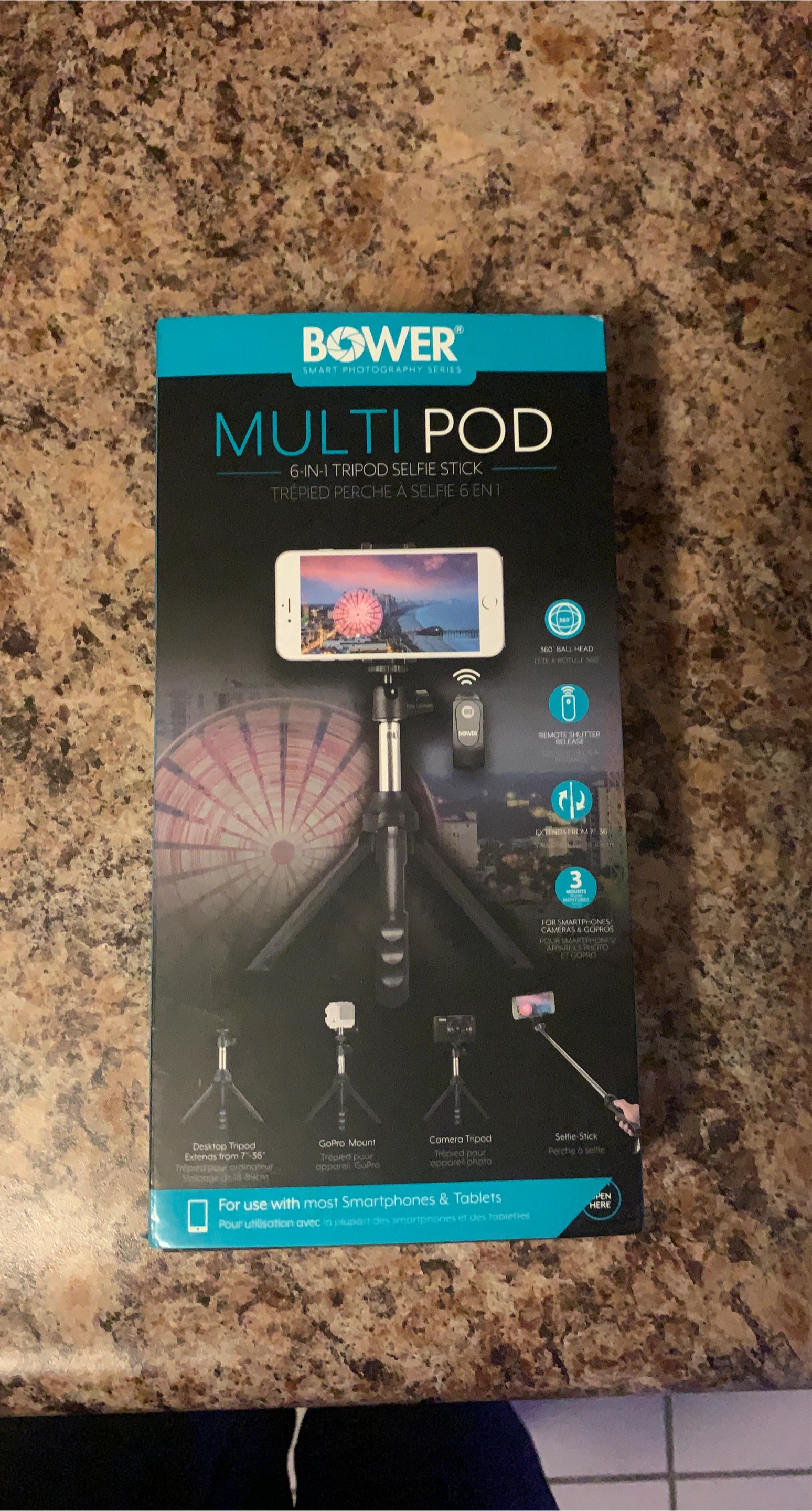 Bower Multi Pod 6-in-1 Tripod Selfie Stick