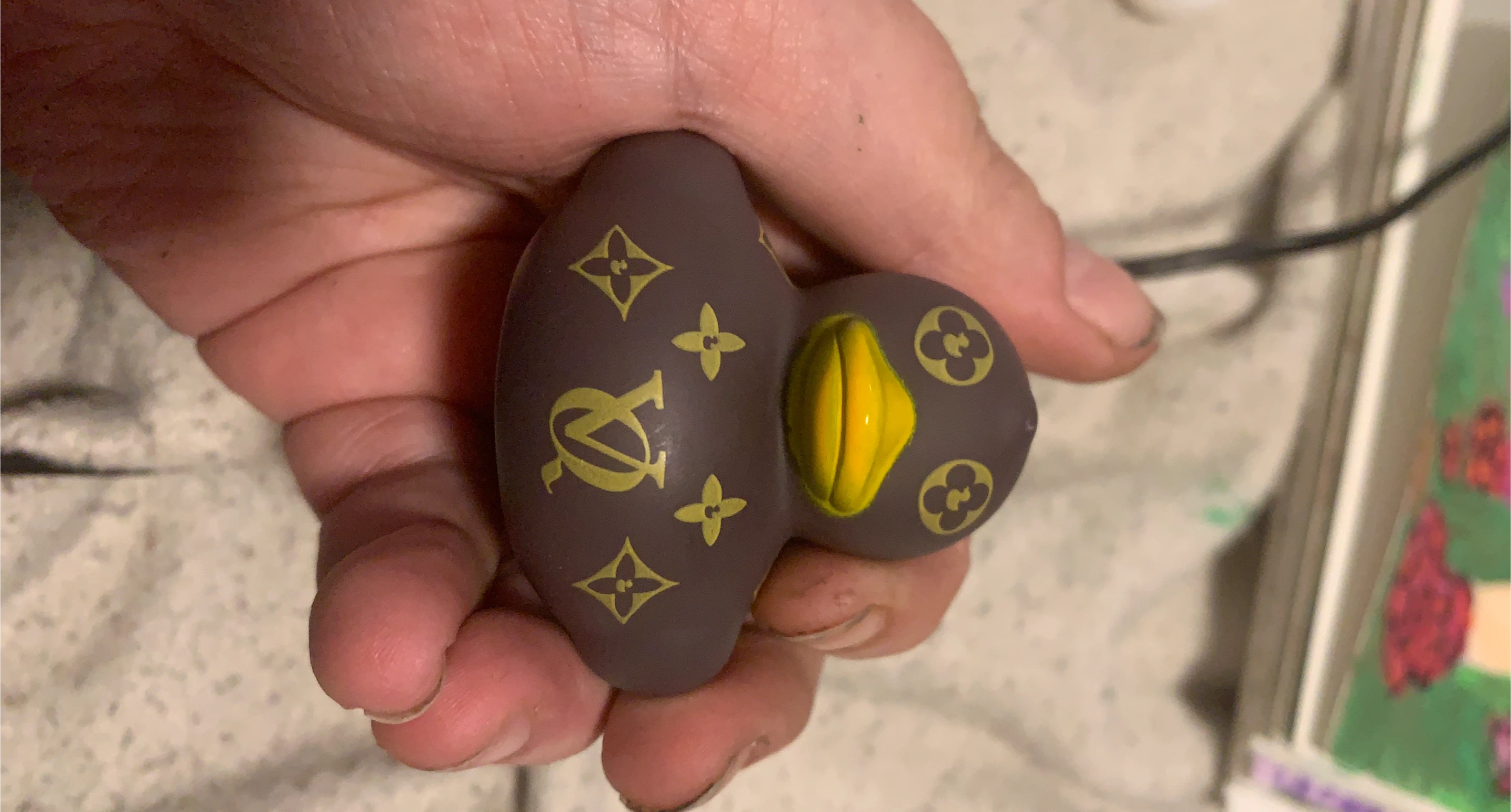 Louis Vuitton Style RUBBER DUCK COLLECTABLE